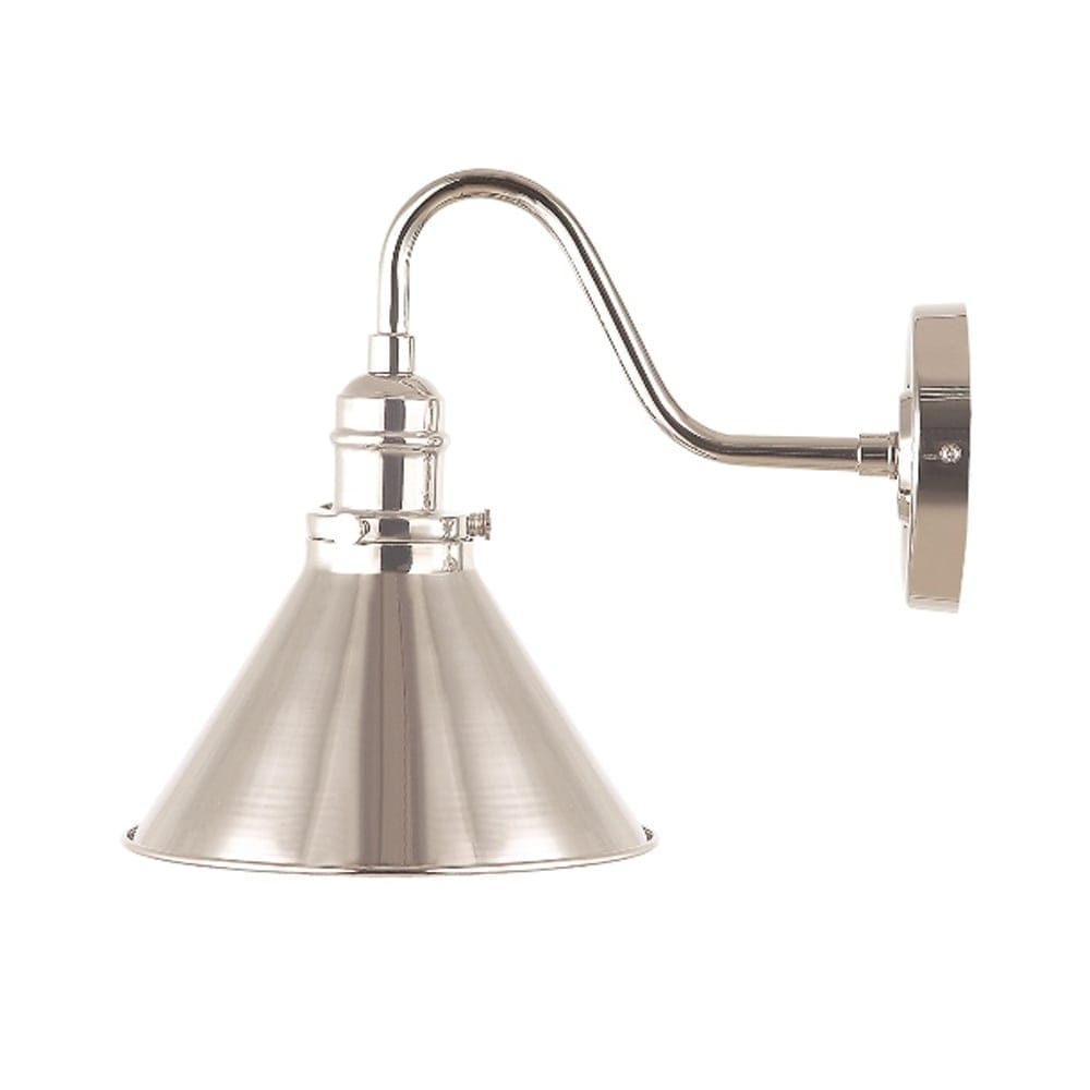 Elstead Provence Single Wall Light - Polished Nickel