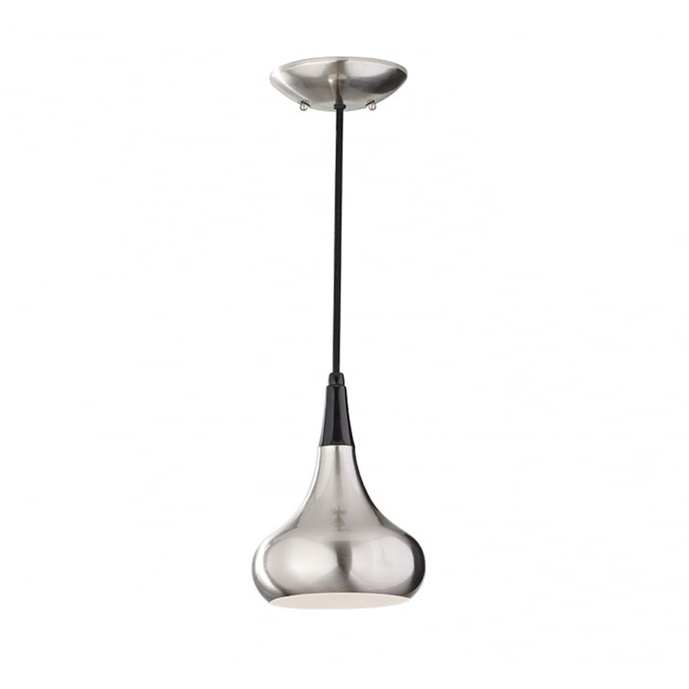 Feiss Beso Single Mini Pendant - Brushed Steel