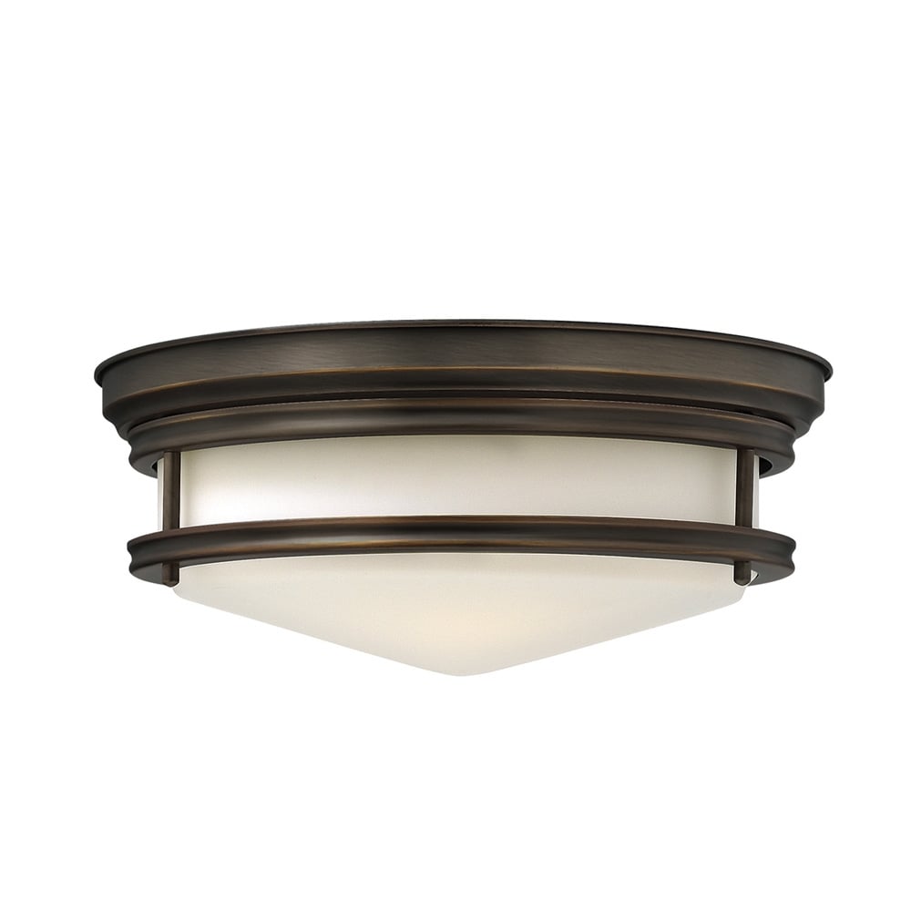 Hinkley Hadley 3 Light Flush Fitting - Oil Rubbed Bronze