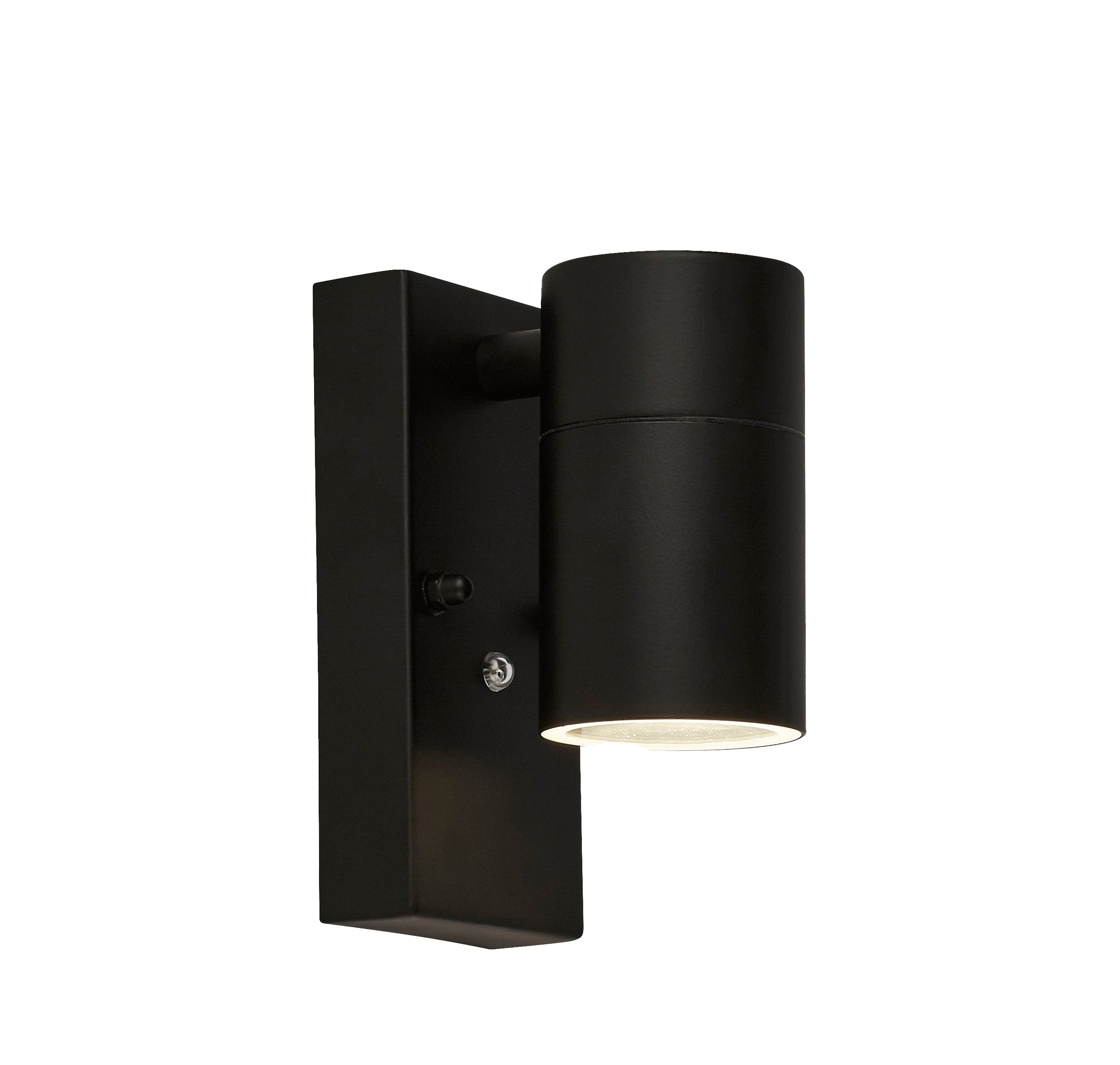 Searchlight Raymond Outdoor Wall Light - Black Metal