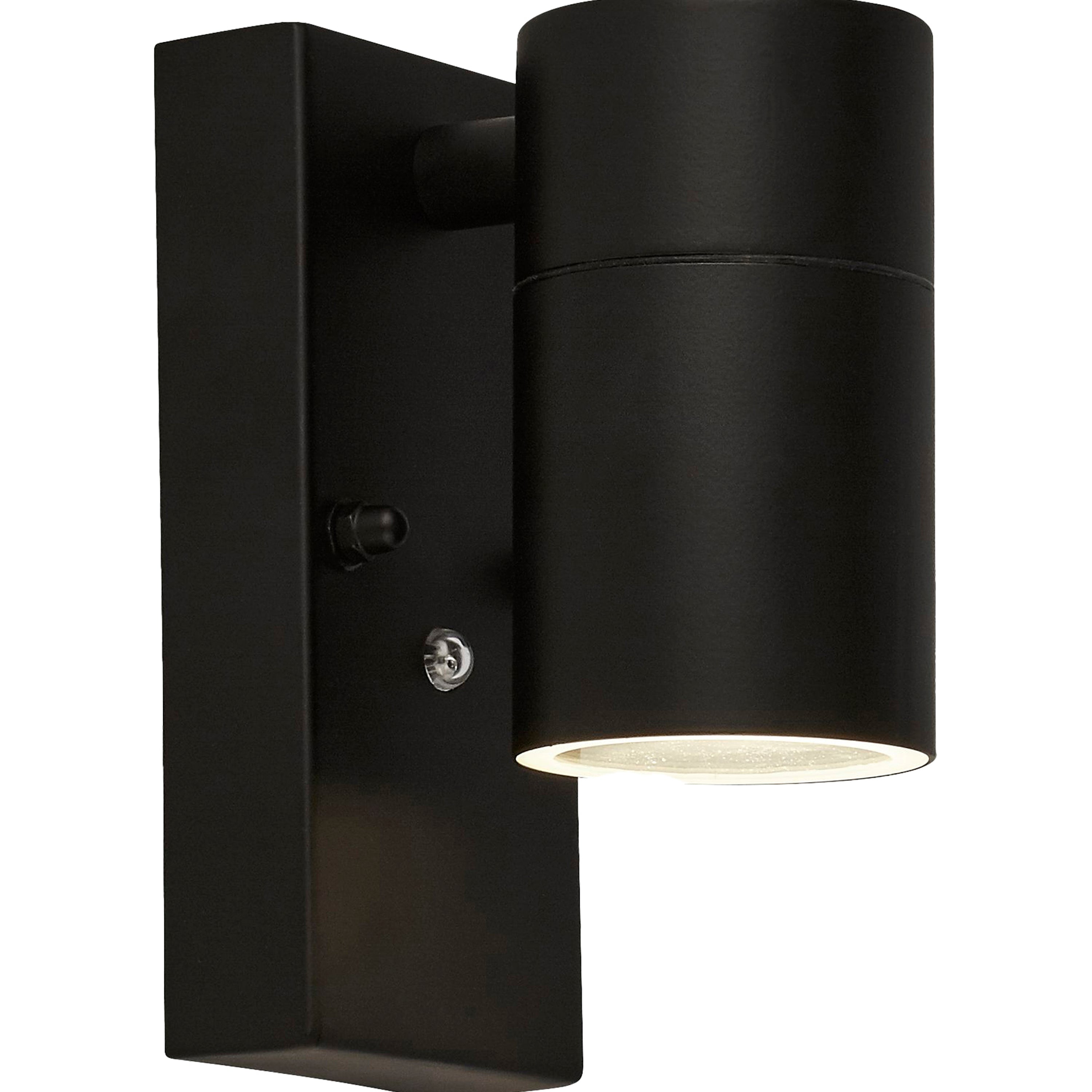 Searchlight Raymond Outdoor Wall Light - Black Metal