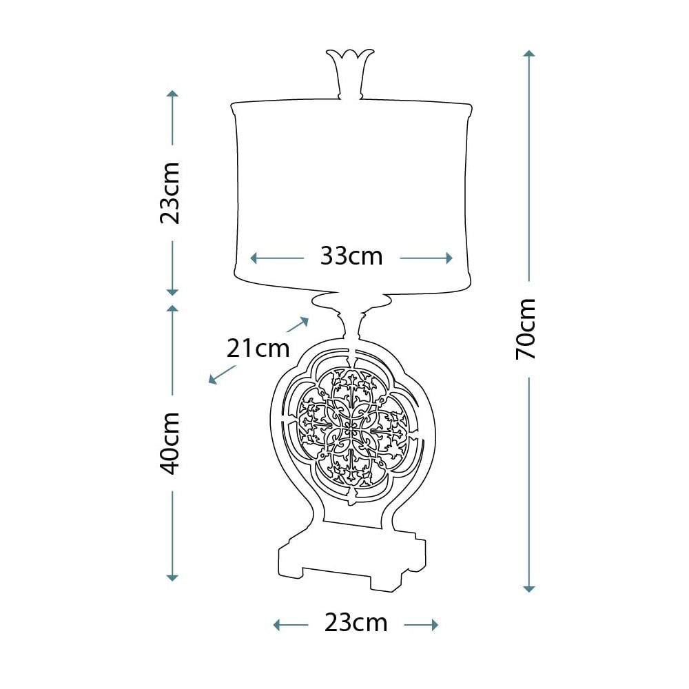 Feiss Marcella Single Table Lamp