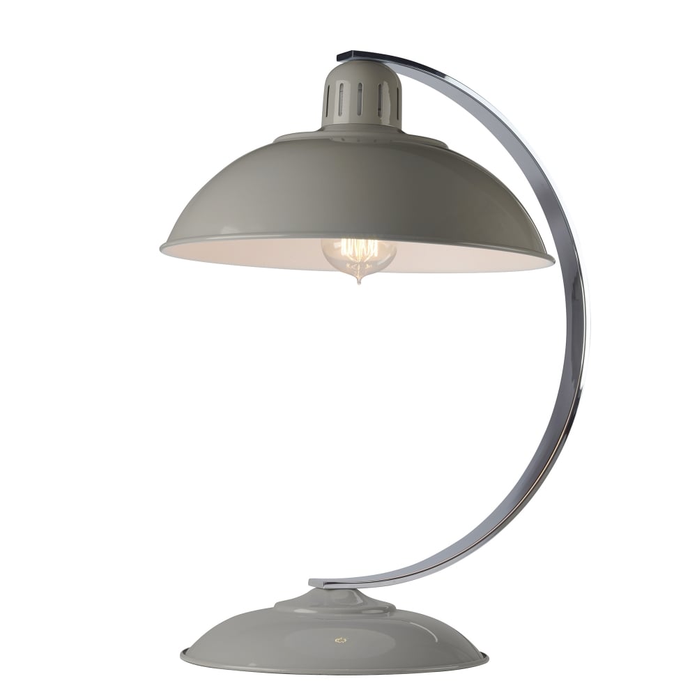 Elstead Franklin Single Desk Lamp - Tarpaulin Grey