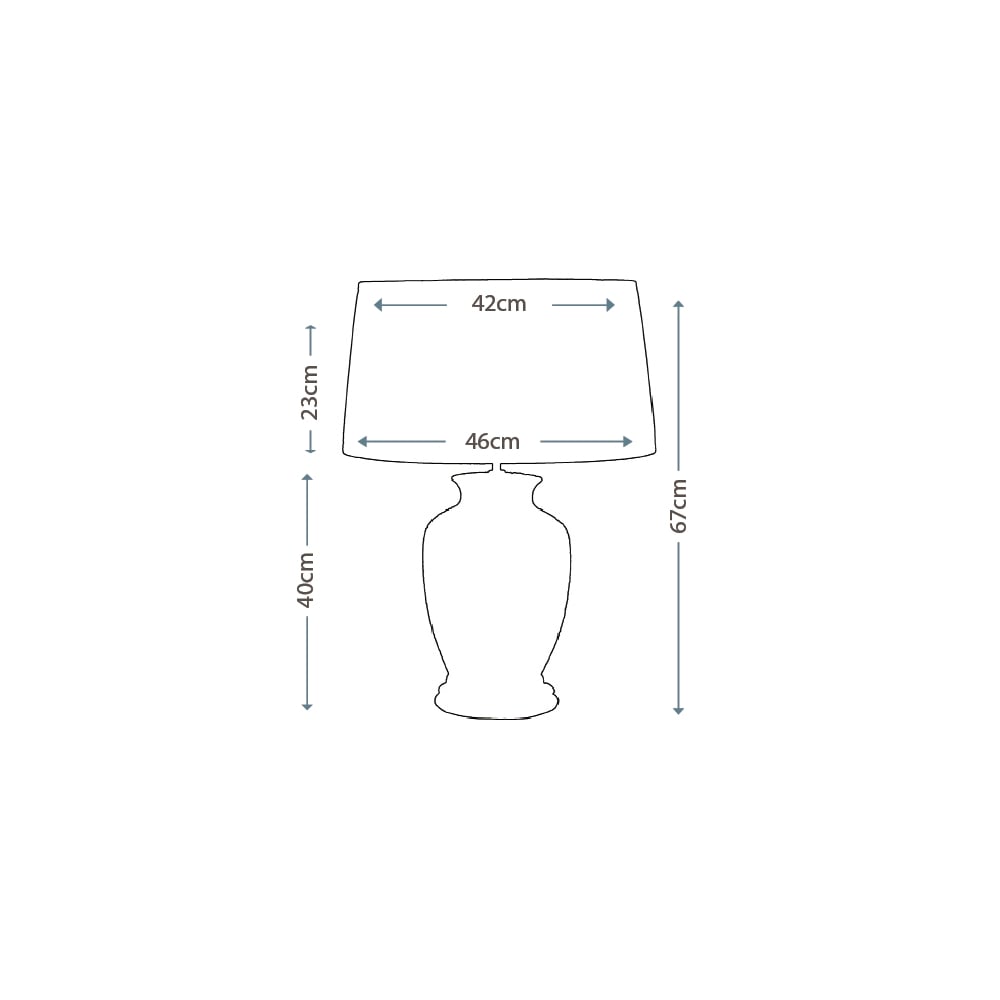 Elstead Morris Single Large Table Lamp - Gold & Black