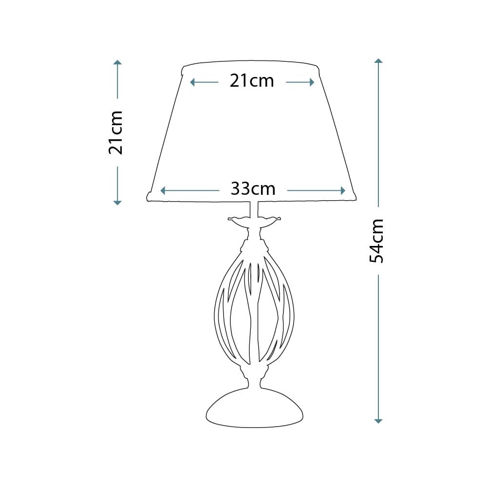 Elstead Artisan Single Table Lamp - Black