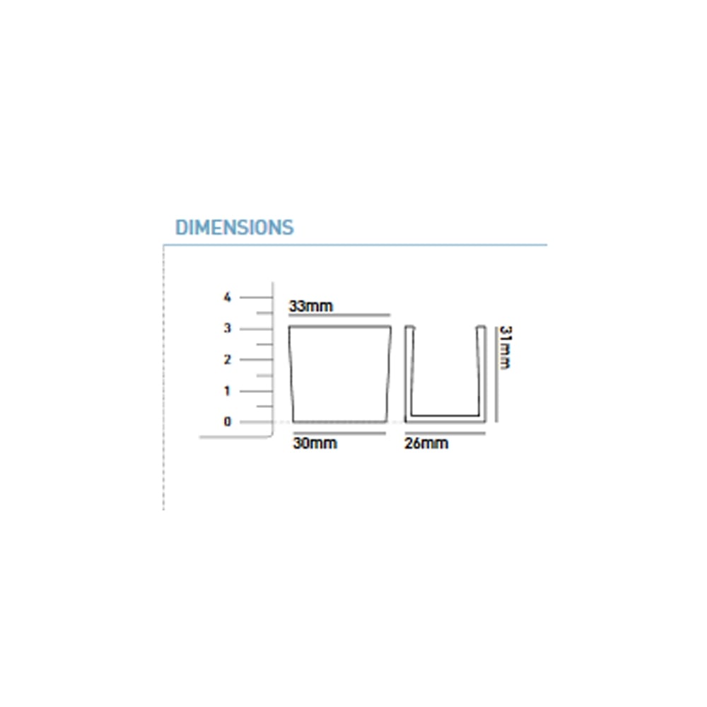 Collingwood Mounting Bracket for SM28 Surface Mount Profile