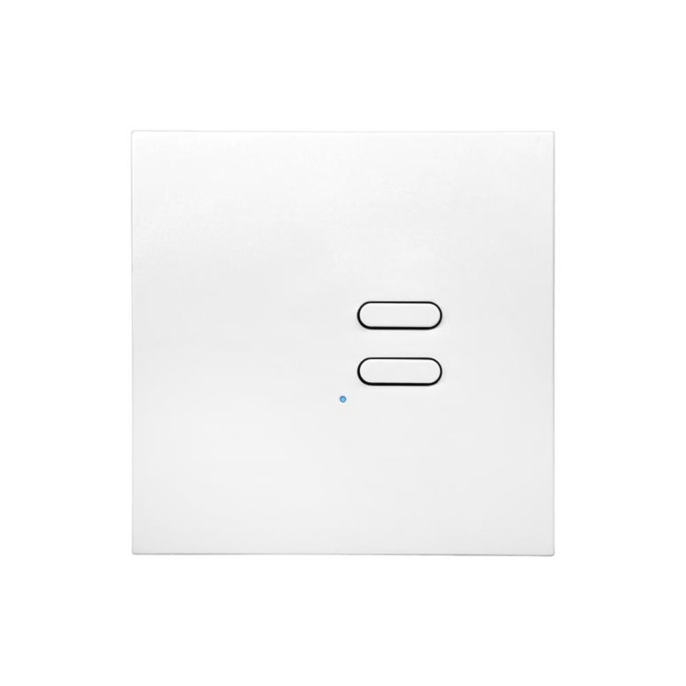 Wise Intense Wireless Wall Switch - 2 button - white