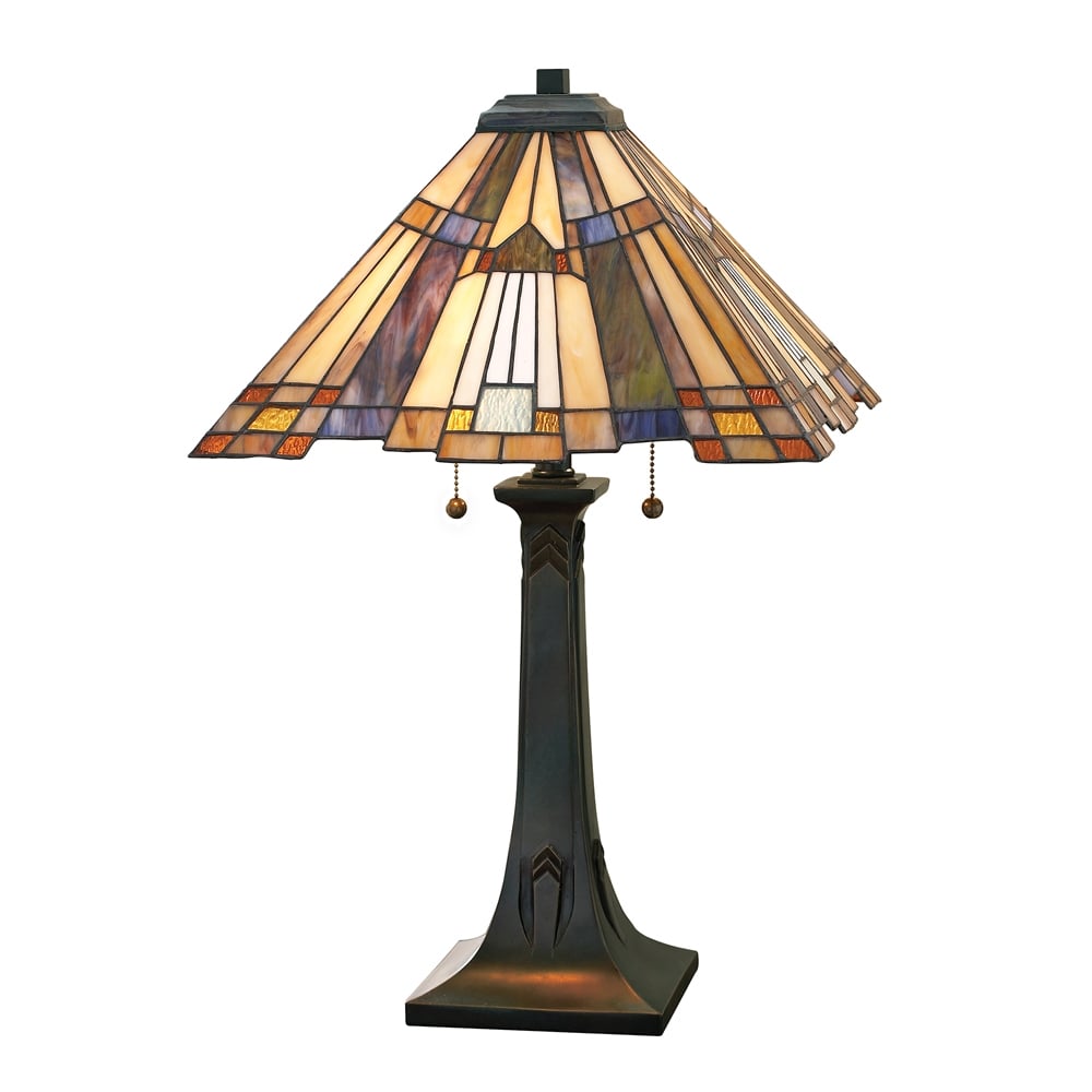 Quoizel Inglenook 2 Light Table Lamp - Valiant Bronze