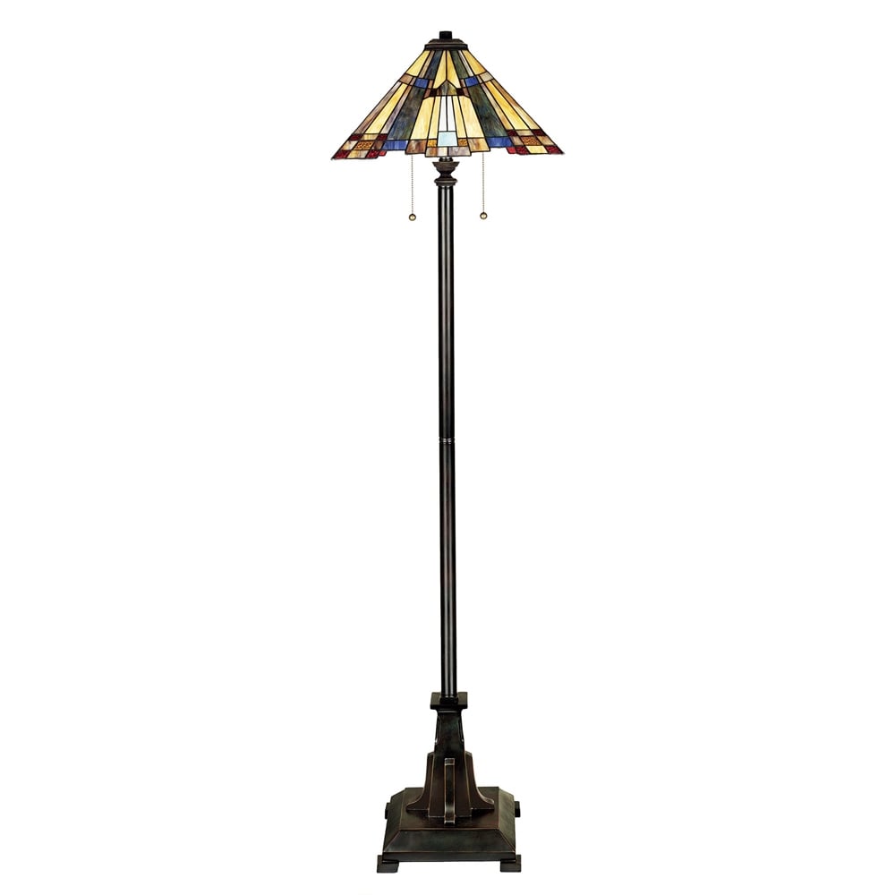 Quoizel Inglenook 2 Light Floor Lamp - Valiant Bronze