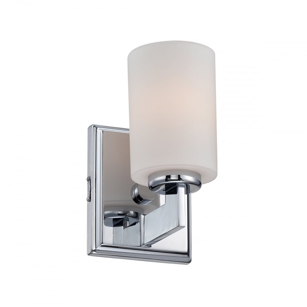 Quoizel Taylor Single Small Bathroom Wall Light - Polished Chrome
