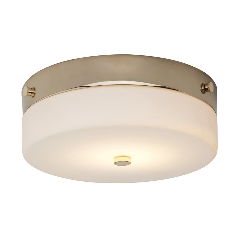 Elstead Tamar Single Medium Bathroom Flush Fitting - Polished Gold