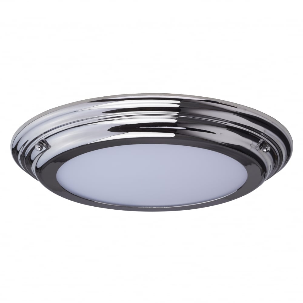 Elstead Welland Single Bathroom Flush Fitting - Polished Chrome