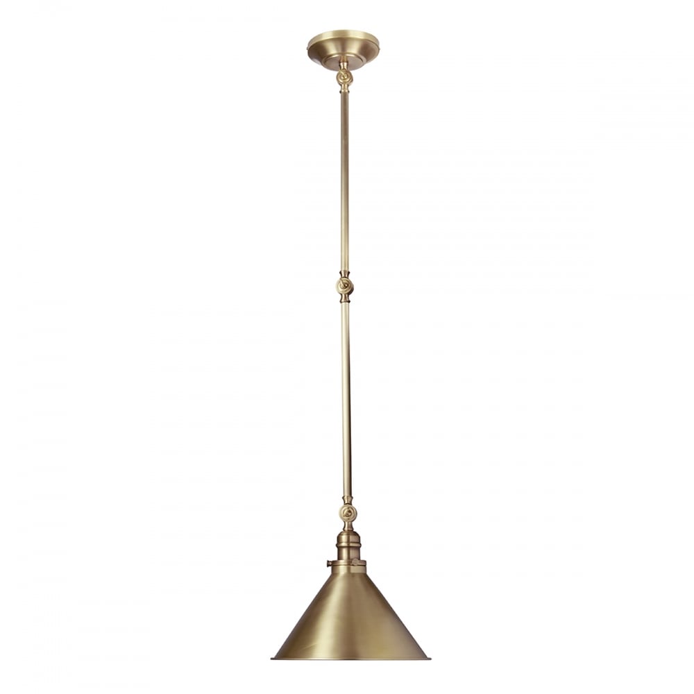 Elstead Provence Single Wall Light/Pendant - Aged Brass