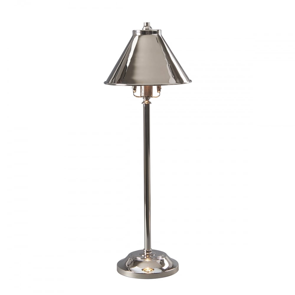 Elstead Provence Single Stick Lamp - Polished Nickel