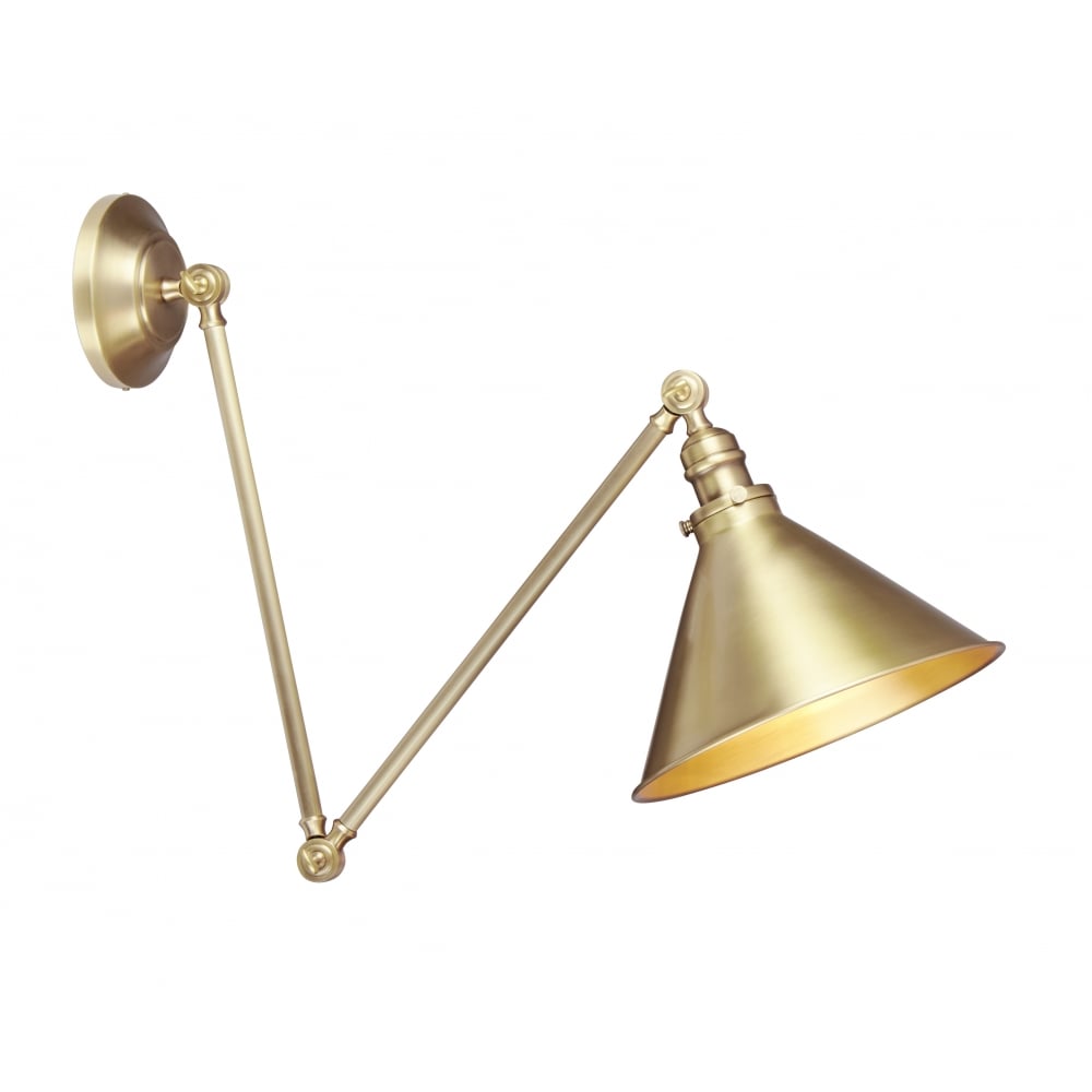 Elstead Provence Single Wall Light/Pendant - Aged Brass