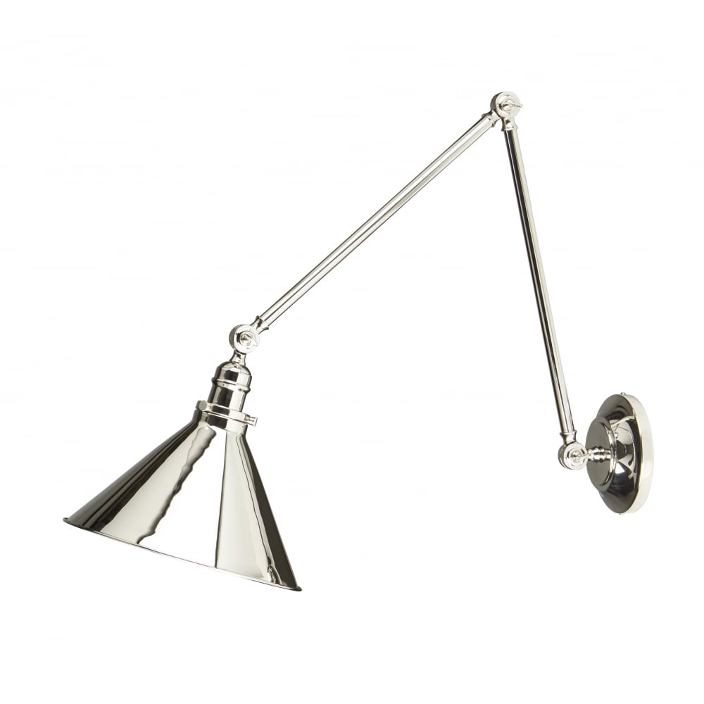 Elstead Provence Single Wall Light/Pendant - Polished Nickel