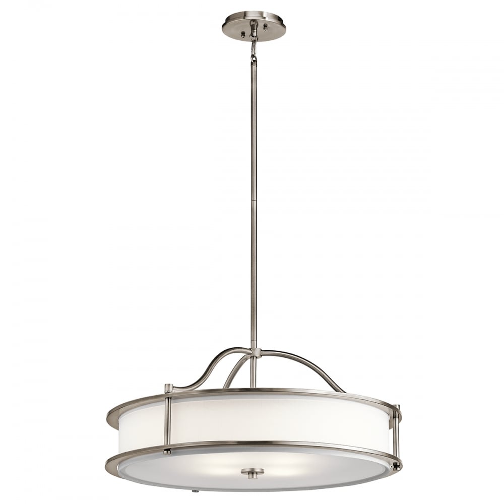 Kichler Emory 4 Light Chandelier / Semi Flush - Classic Pewter