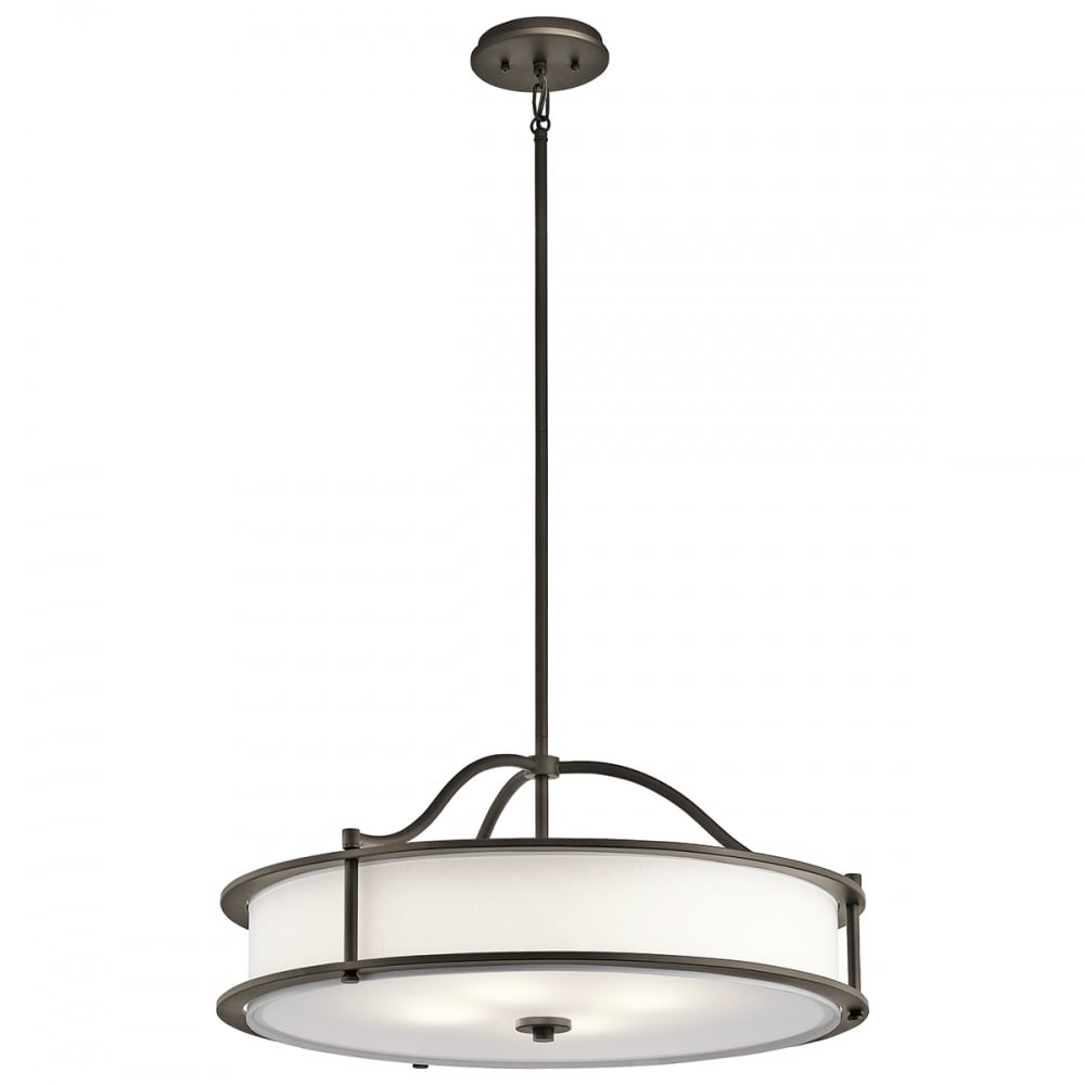 Kichler Emory 4 Light Chandelier / Semi Flush - Olde Bronze