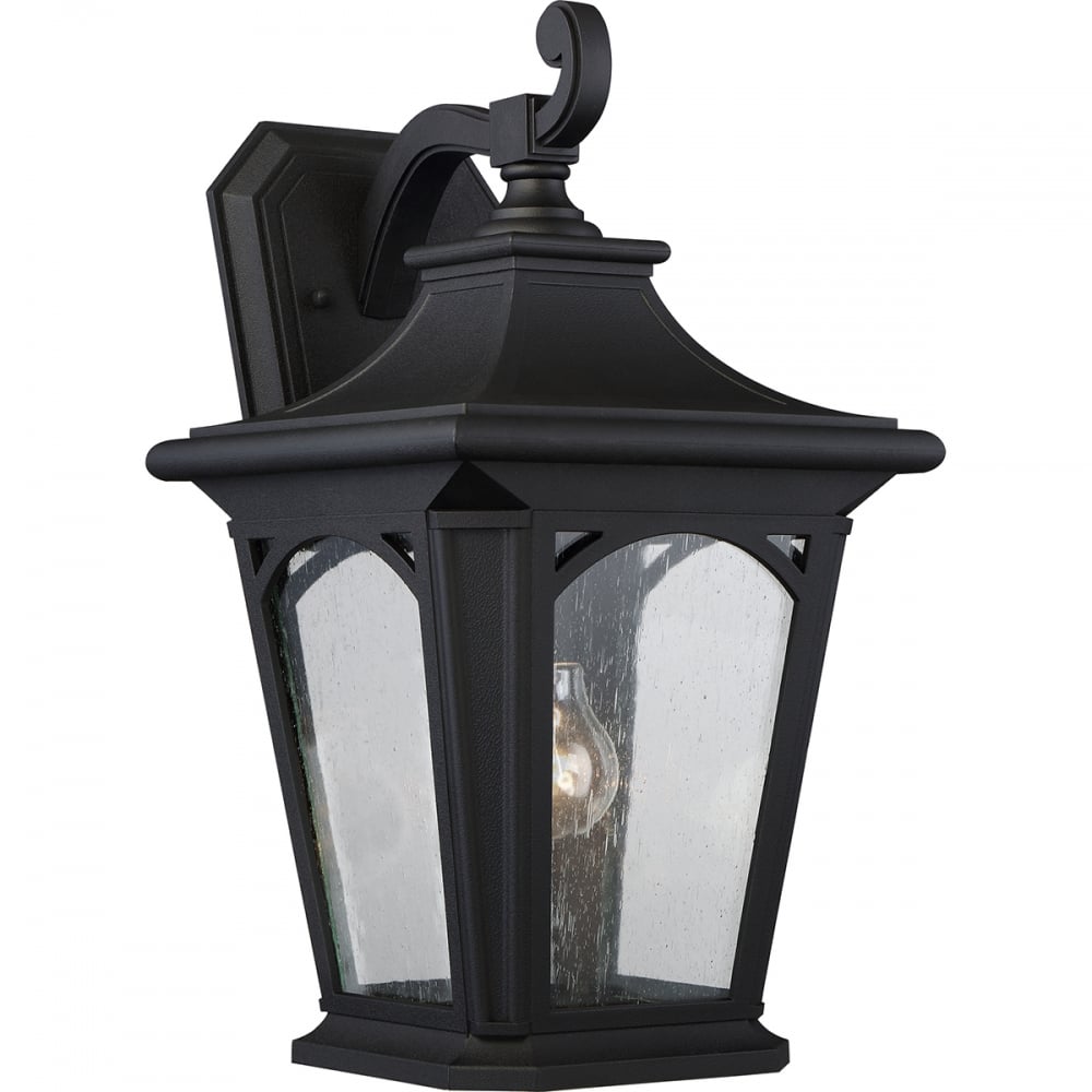 Quoizel Bedford Single Large Wall Lantern - Mystic Black
