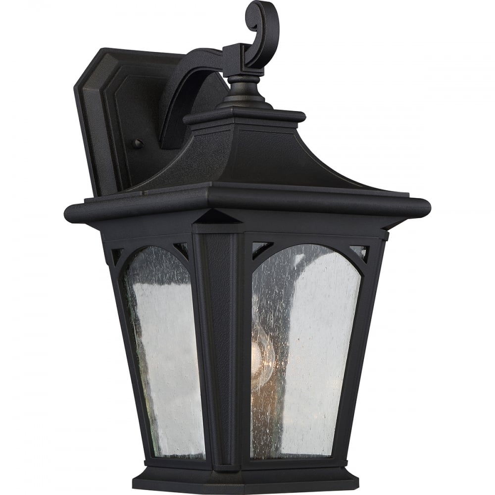 Quoizel Bedford Single Medium Wall Lantern - Mystic Black