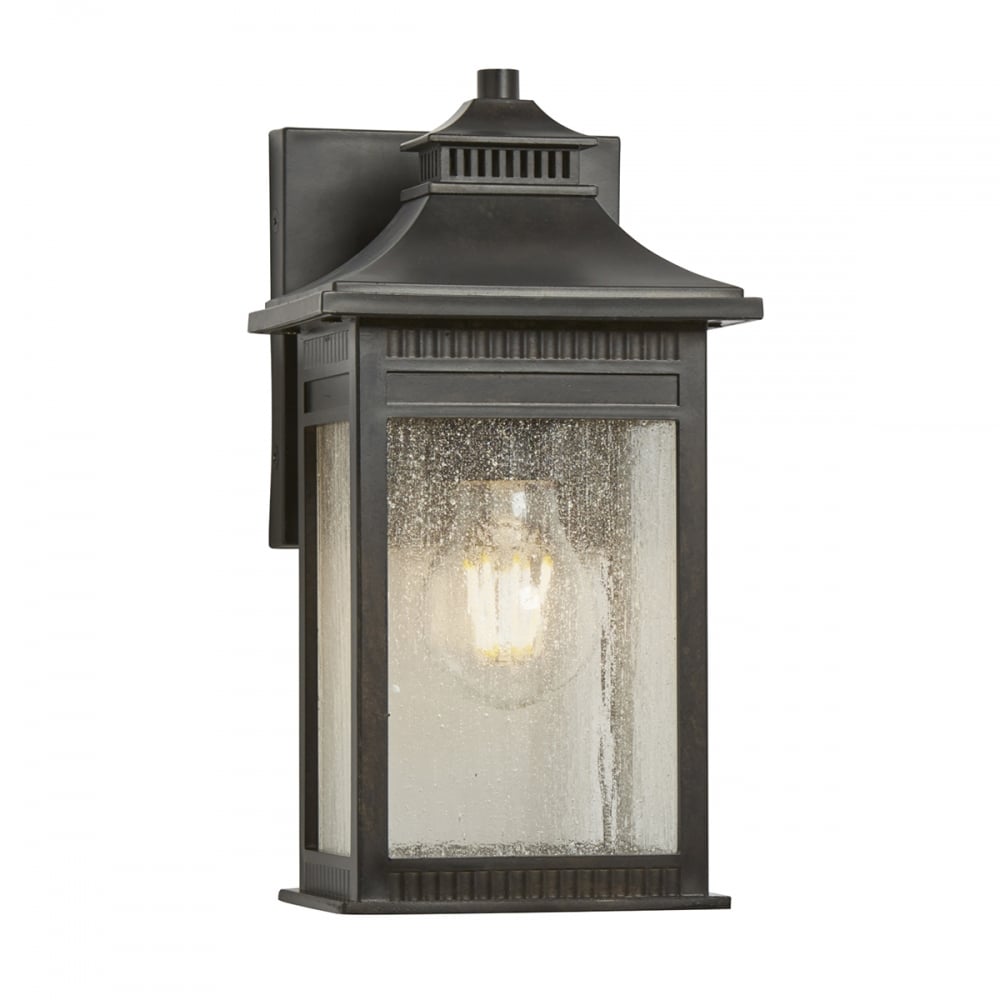 Quoizel Livingston Single Small Wall Lantern - Imperial Bronze