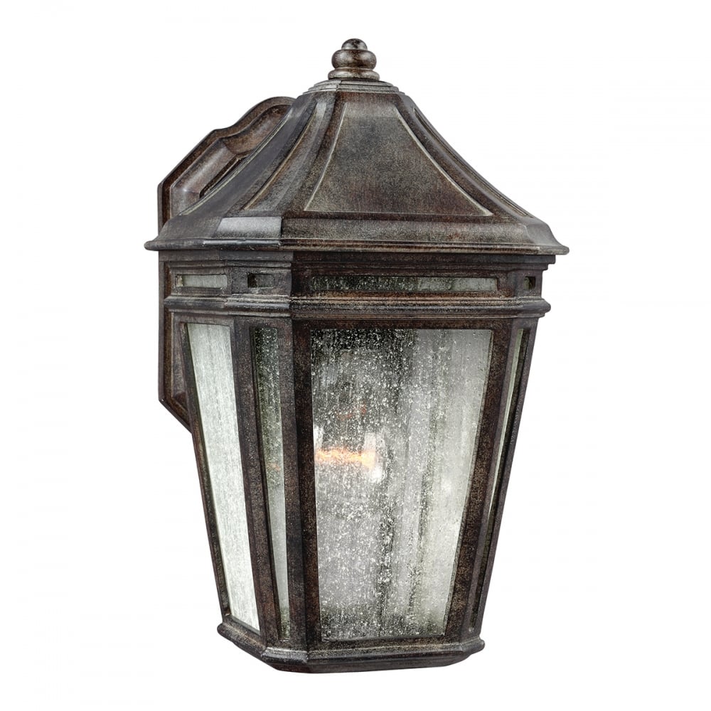 Feiss Londontowne Single Wall Lantern - Weathered Chestnut