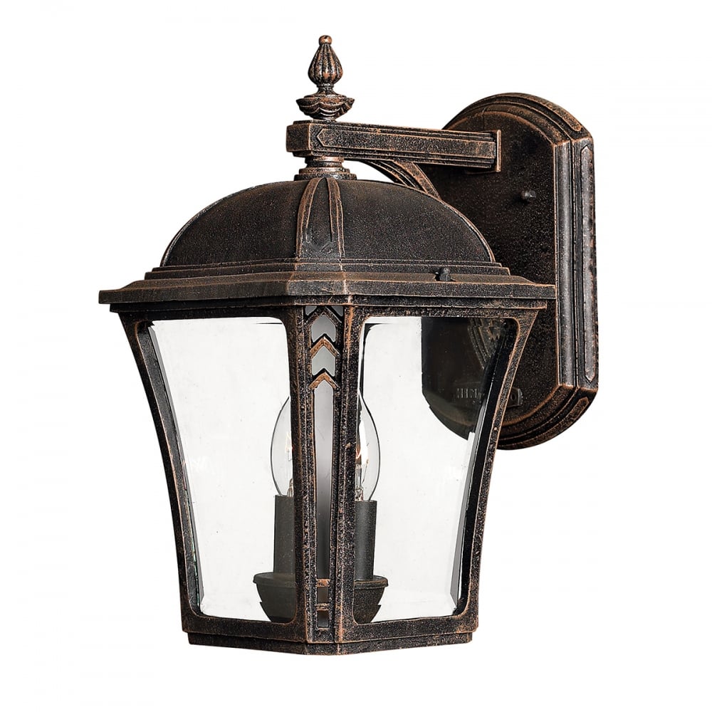 Hinkley Wabash 2 Light Medium Wall Lantern - Mocha