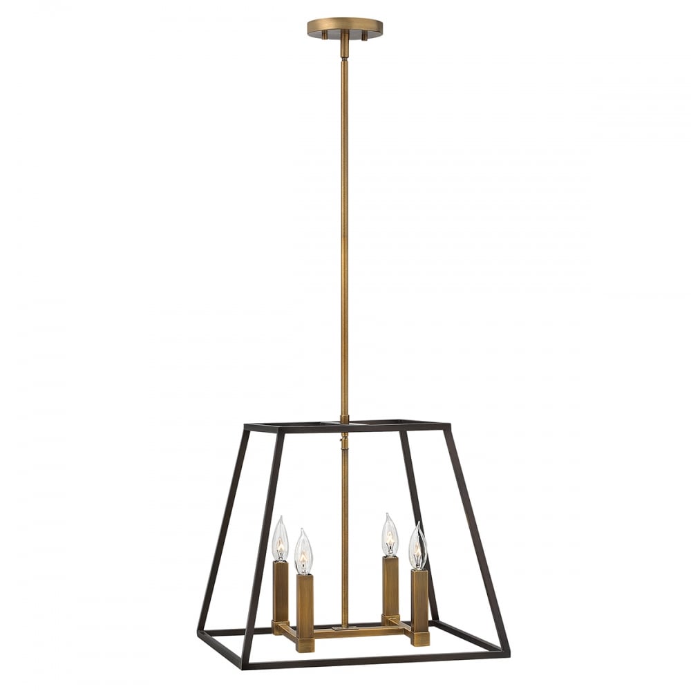 Hinkley Fulton 4 Light Pendant Chandelier - Bronze