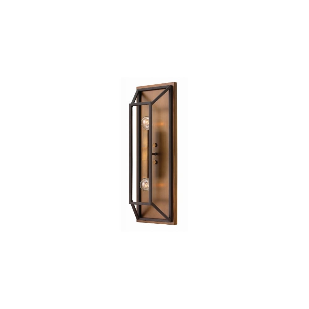 Hinkley Fulton 2 Light Wall Light - Bronze