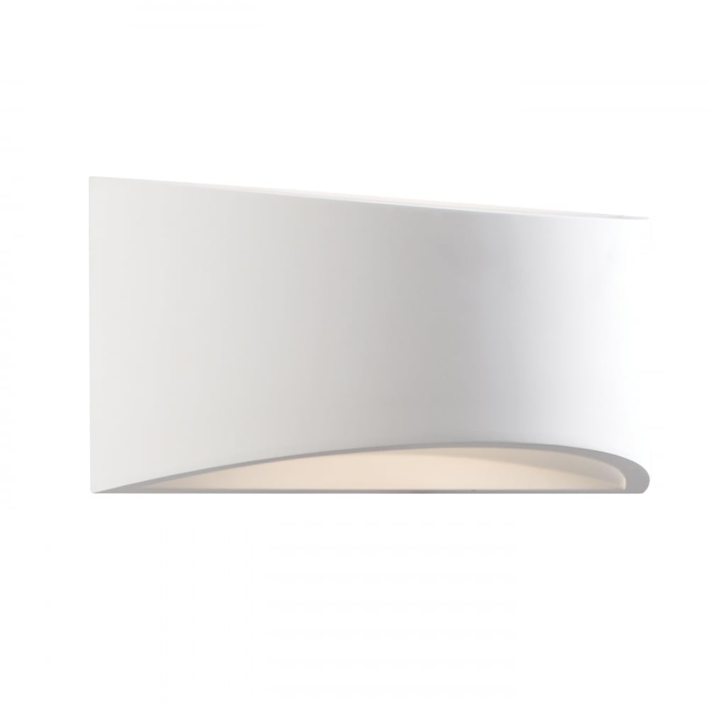 Saxby Toko 1 light 300mm wall - White plaster