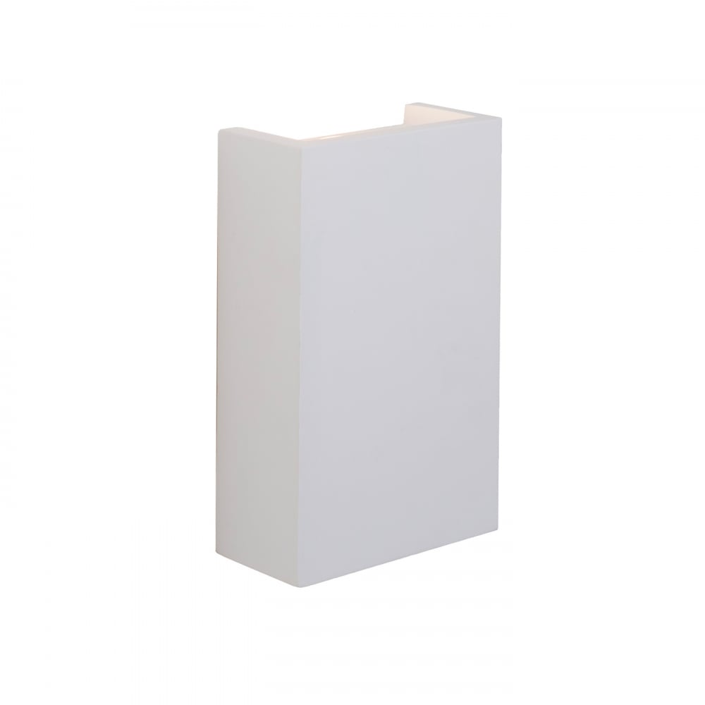 Saxby Mornington 2 light wall - White plaster