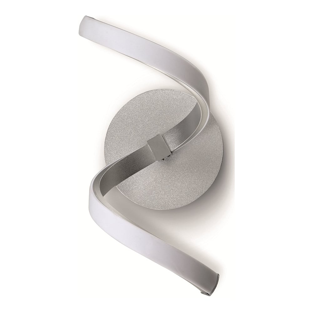 Mantra Nur LED Wall lamp - Silver/Chrome/Acrylic diffuser