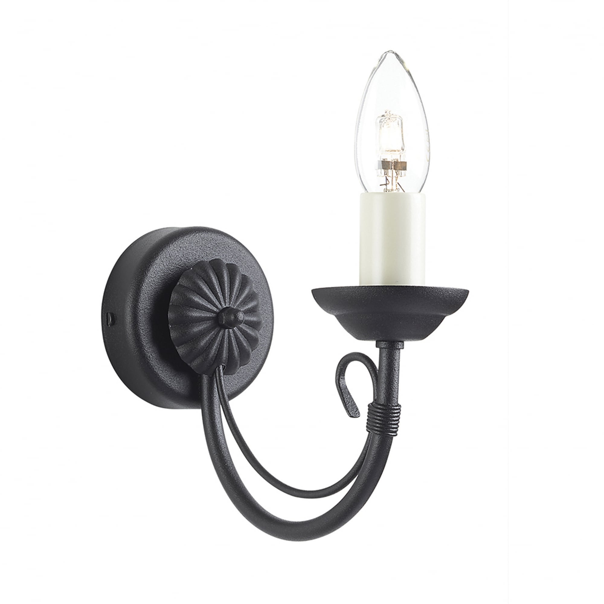 Elstead Chartwell Single Wall Light - Black