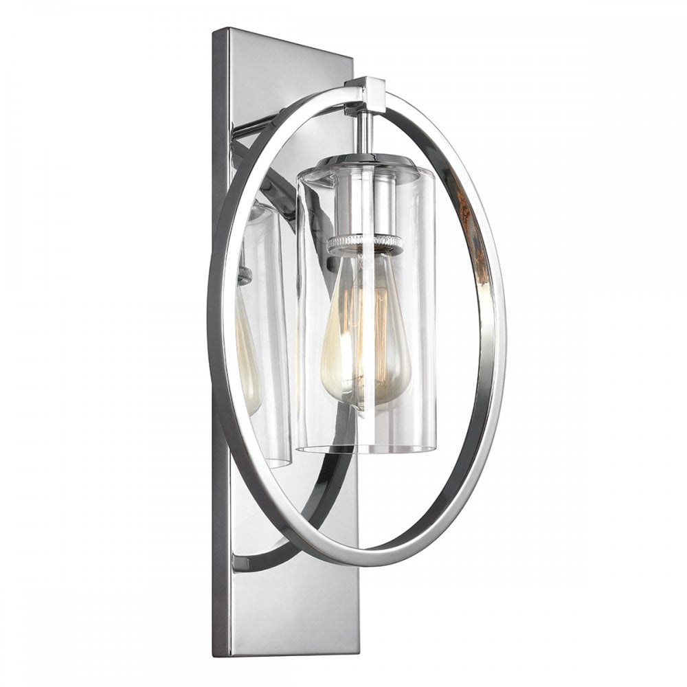 Feiss Marlena Single Wall Light - Polished Chrome