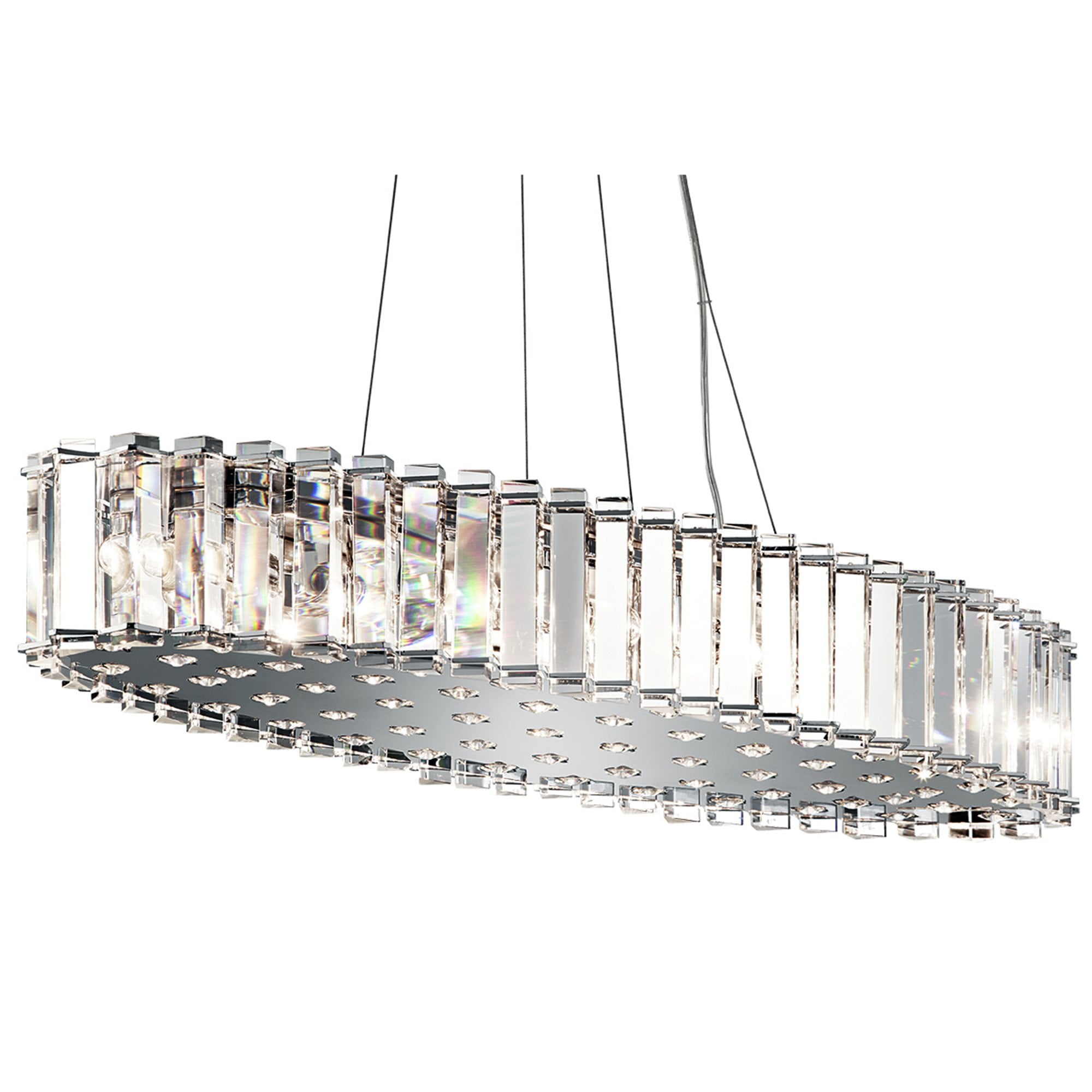 Kichler Crystal Skye 12 Light Bathroom Island Pendant - Chrome