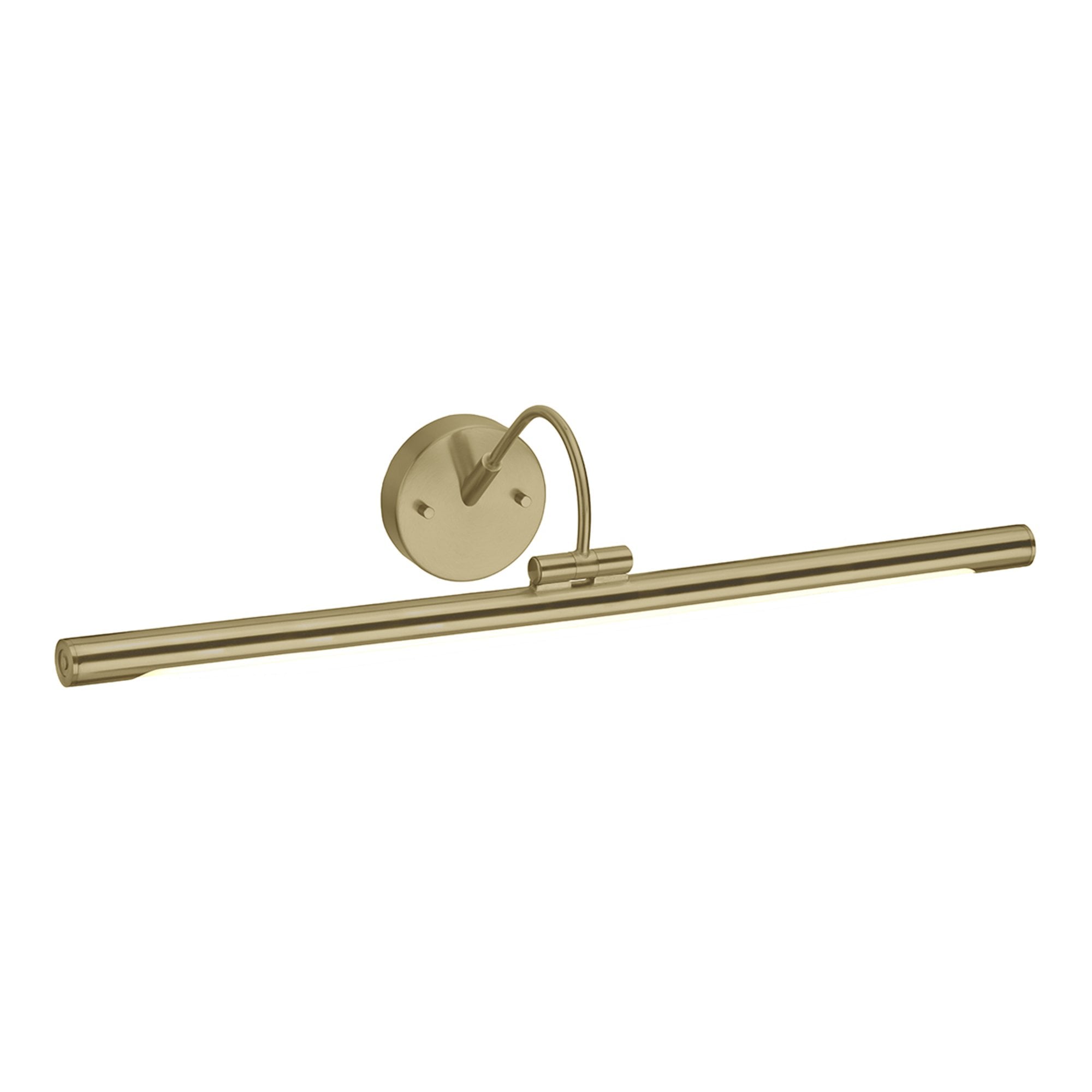 Elstead Alton Single Large LED Picture Light - Brushed Brass