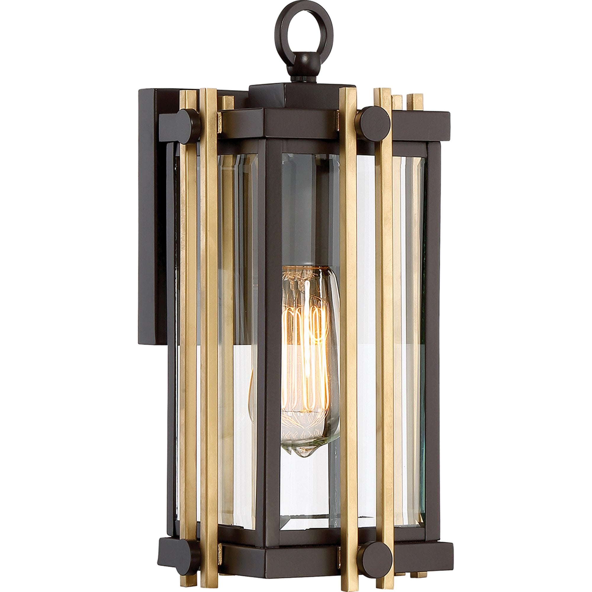Quoizel Goldenrod Single Small Wall Lantern - Western Bronze