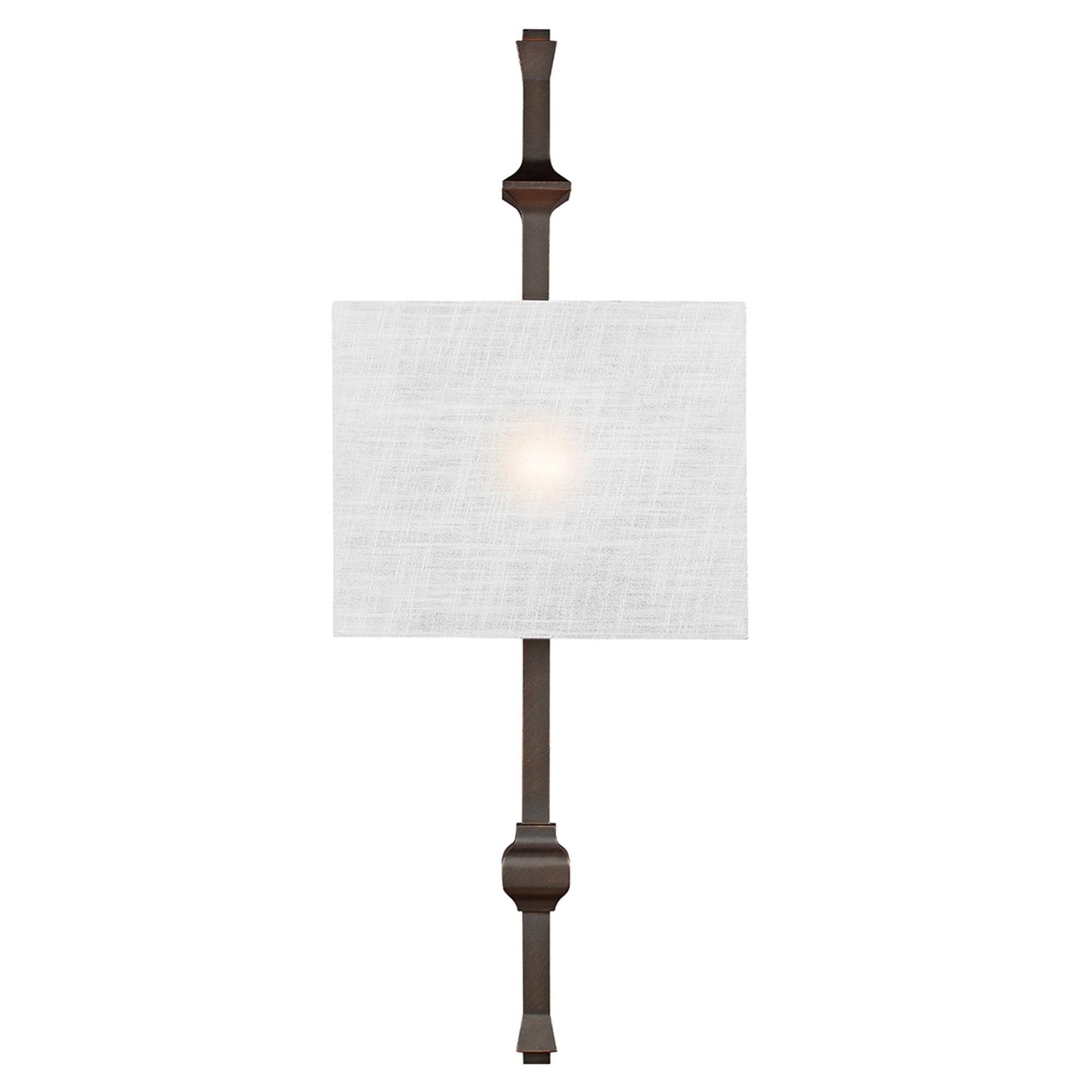 Feiss Teva Single Wall Light - Antique Bronze