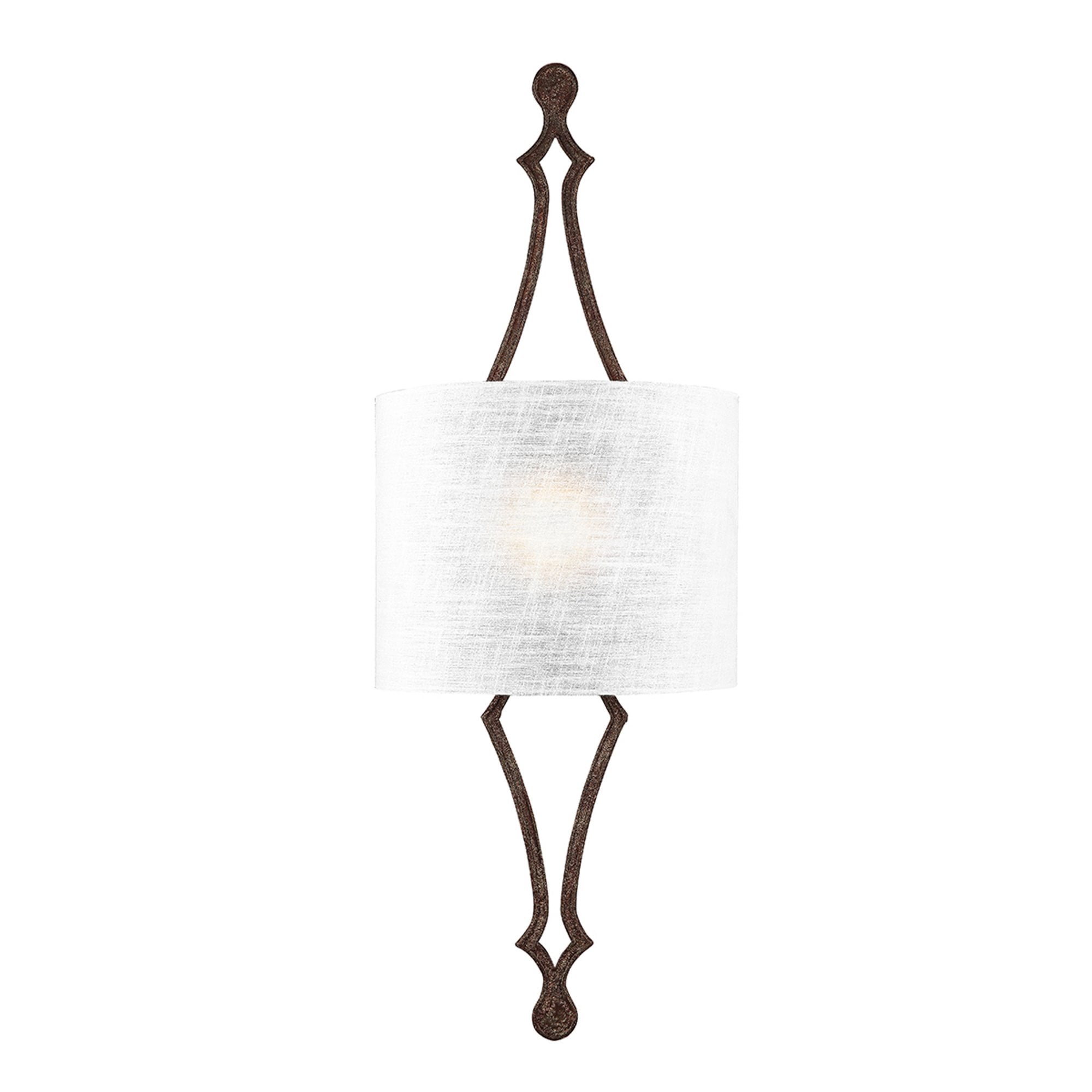 Feiss Tilling Single Wall Light - Weathered Iron