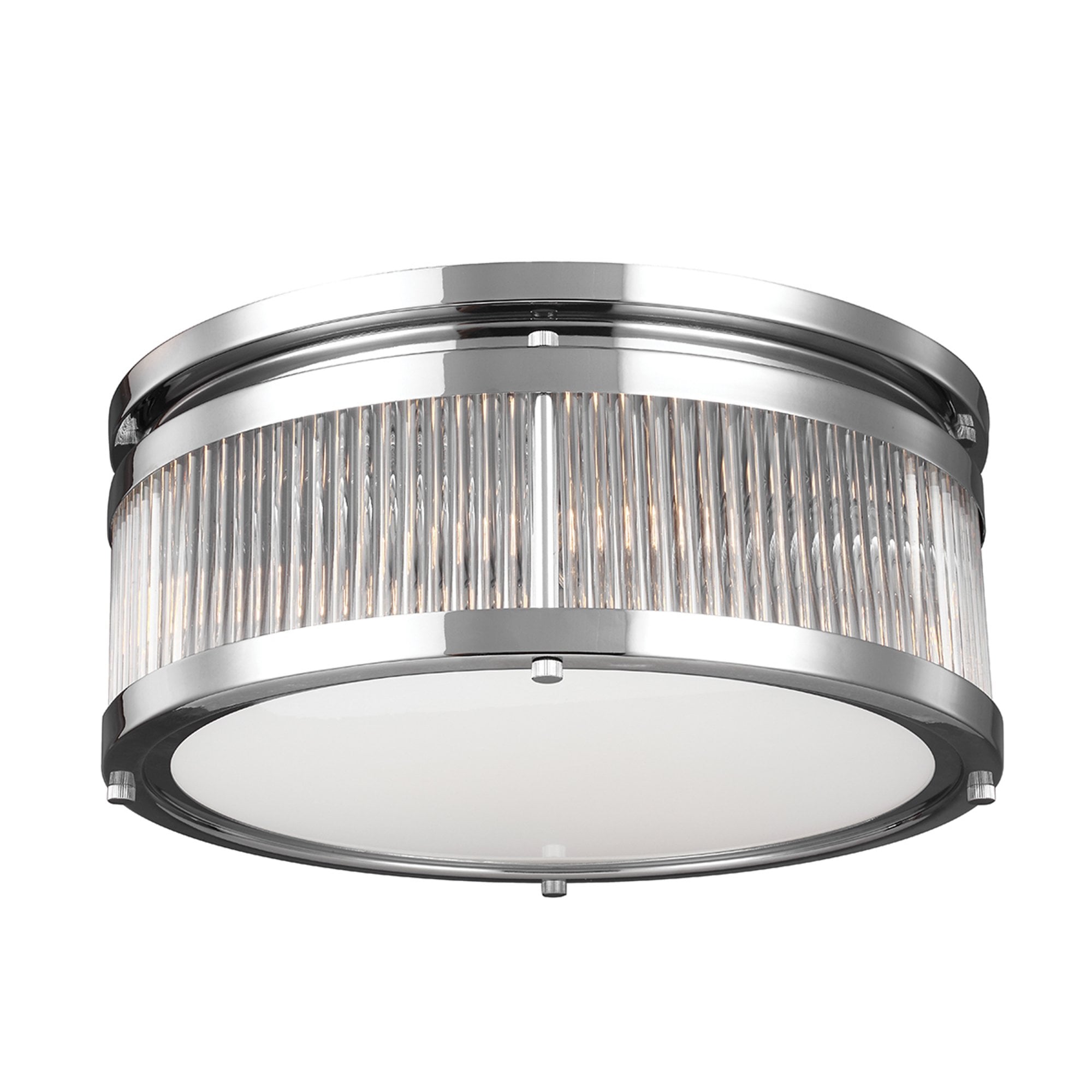 Feiss Paulson 3 Light Flush Fitting - Chrome