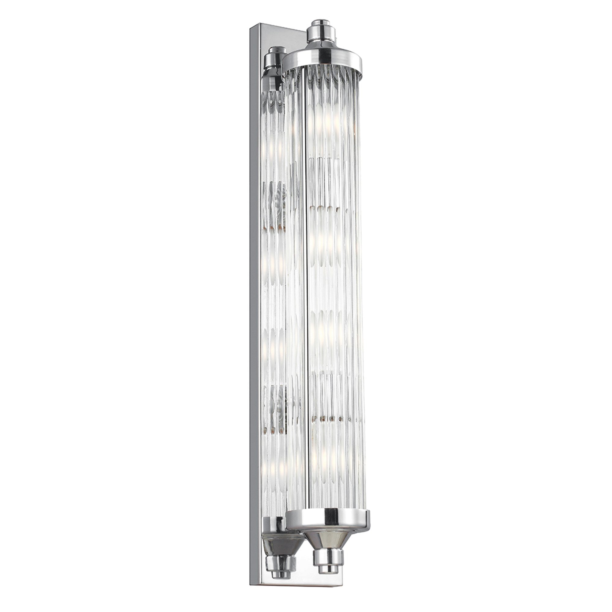 Feiss Paulson 4 Light Bathroom Bar Light - Chrome