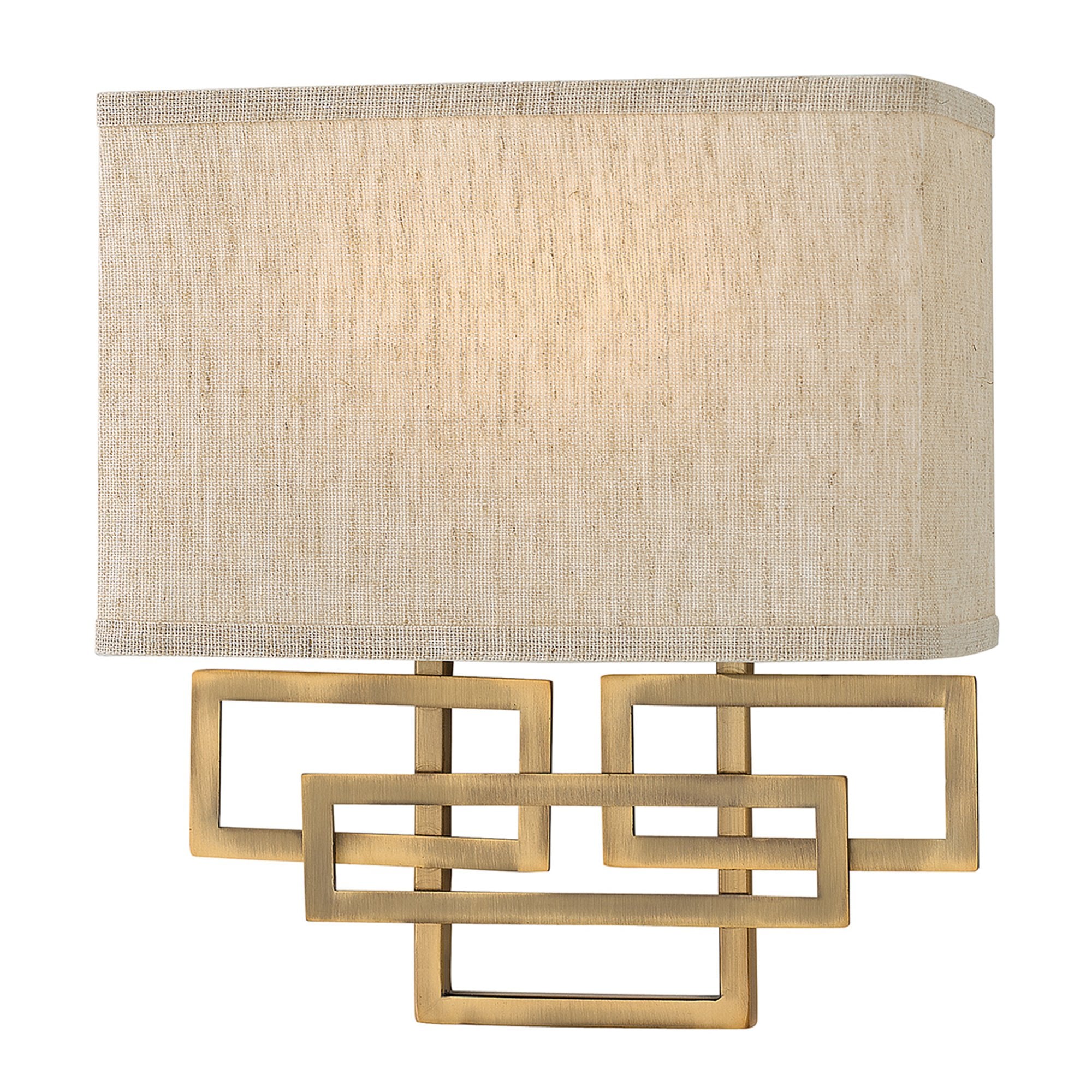 Hinkley Lanza 2 Light Wall Light - Brushed Bronze