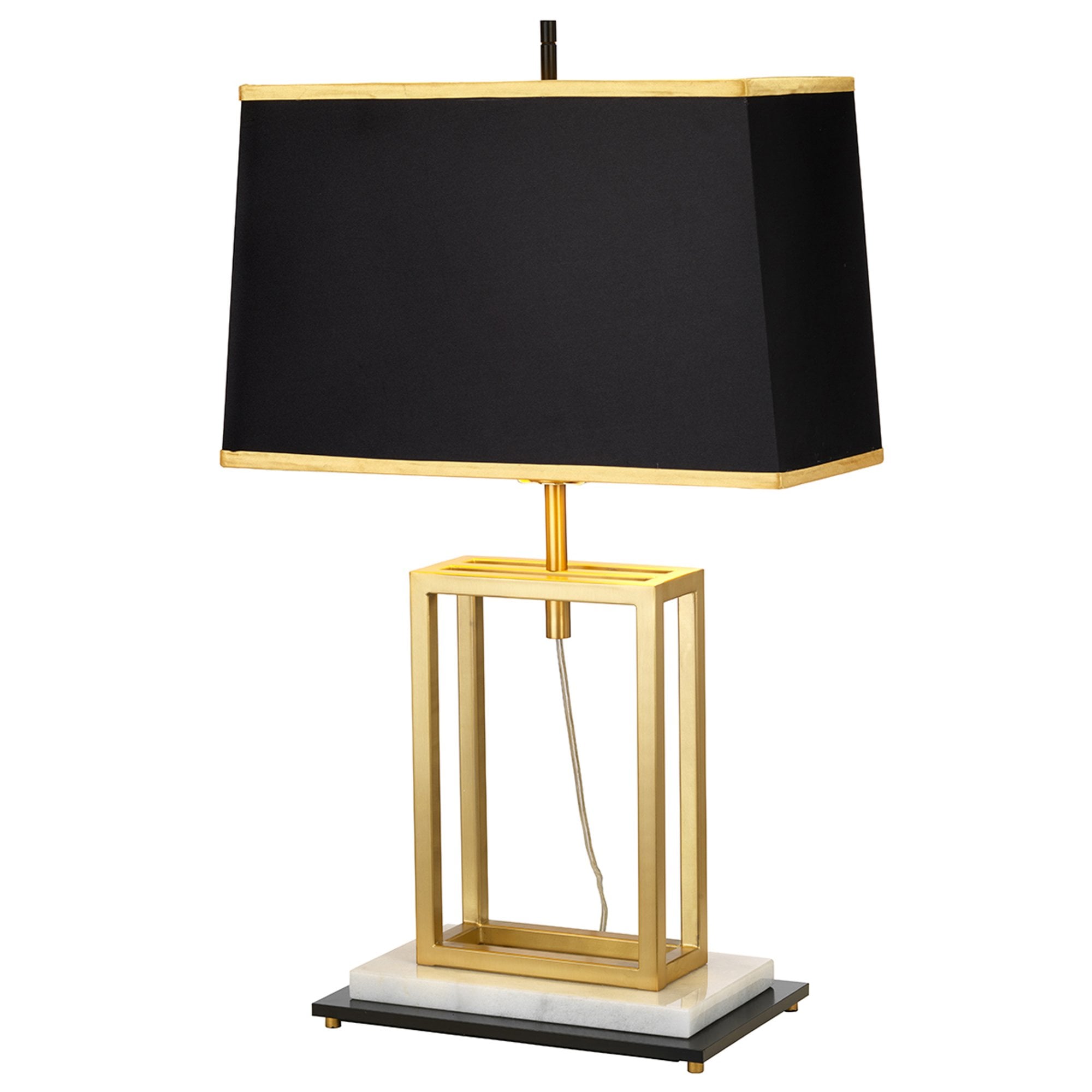 Elstead Atlas Single Table Lamp - Brushed Brass
