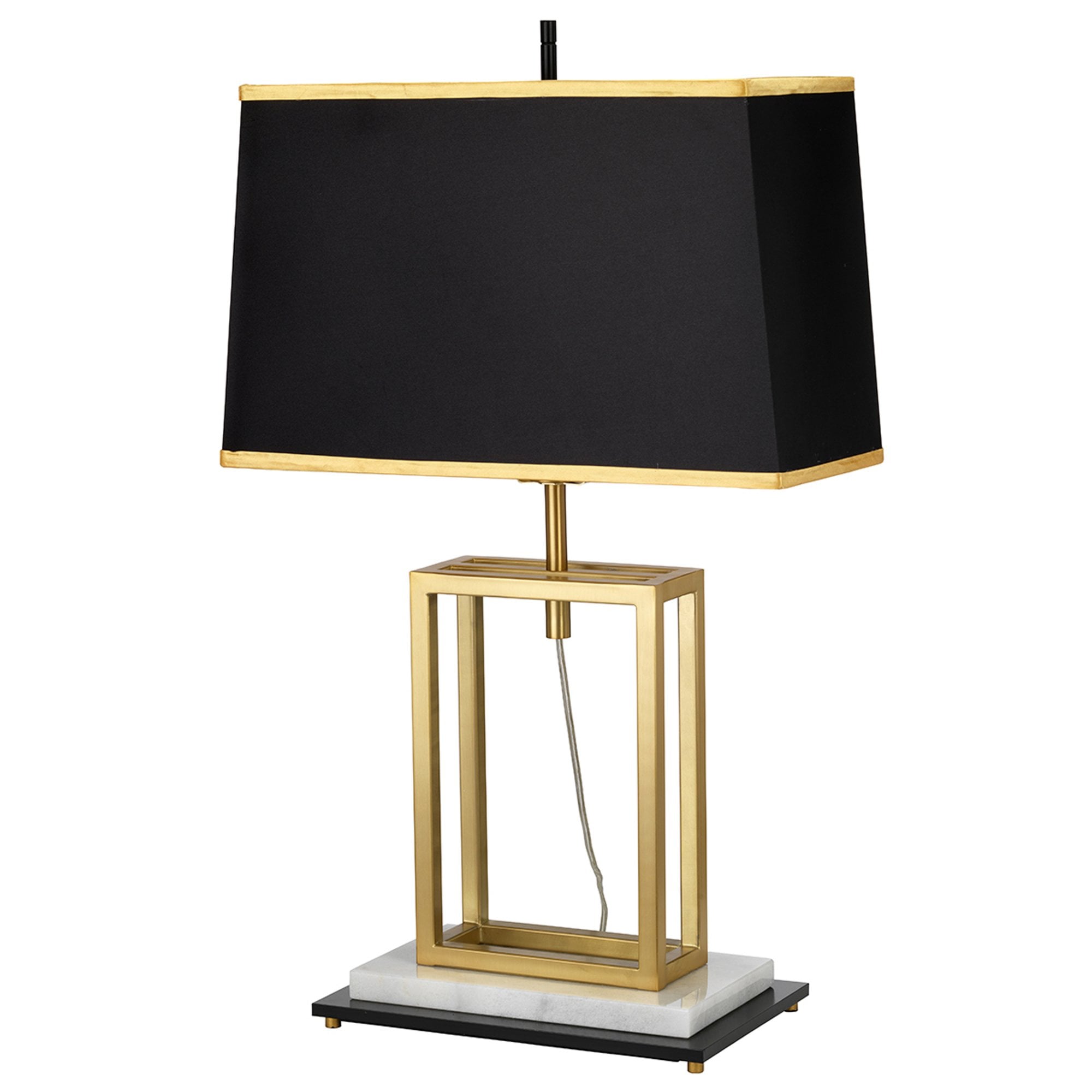 Elstead Atlas Single Table Lamp - Brushed Brass