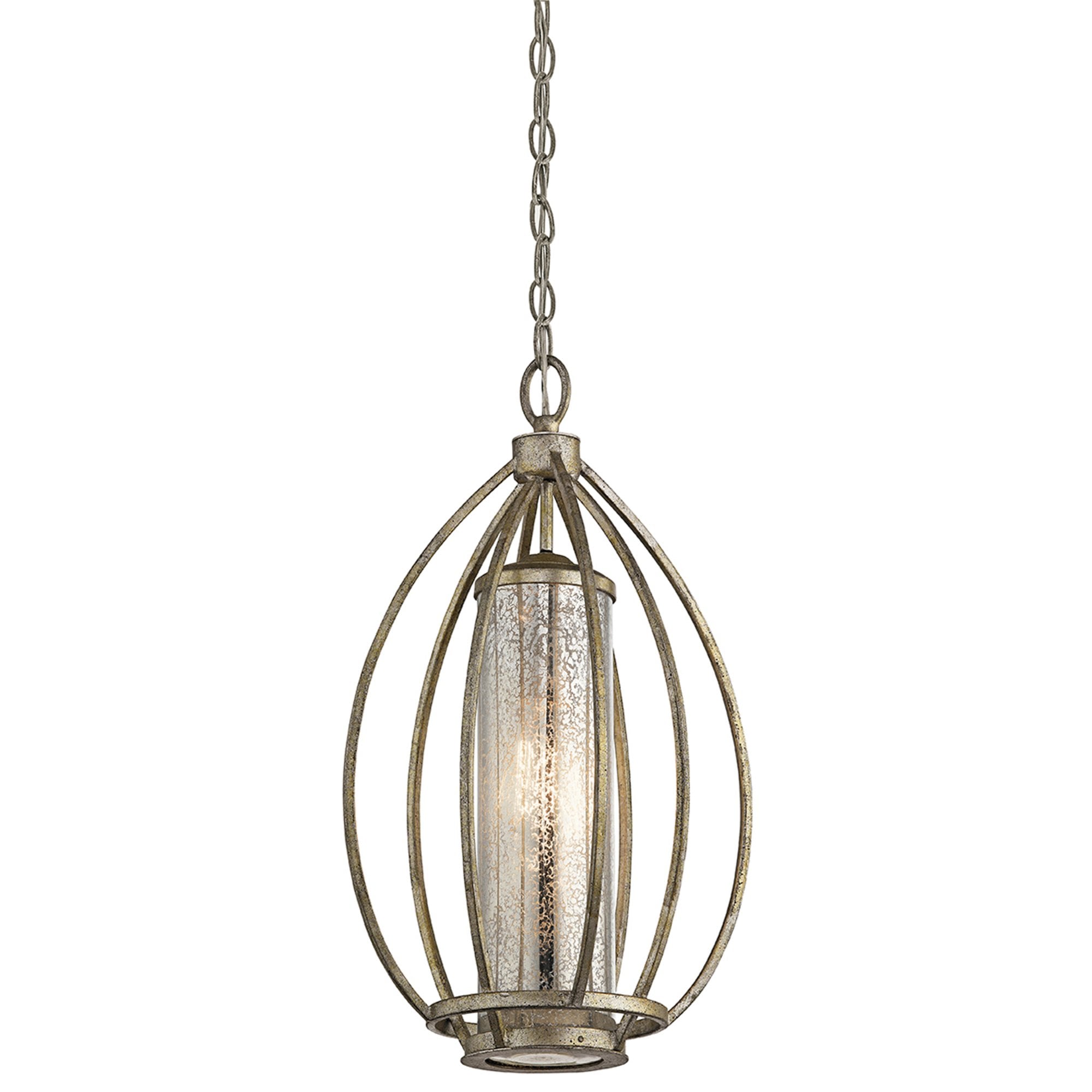 Kichler Rosalie Single Pendant - Sterling Gold