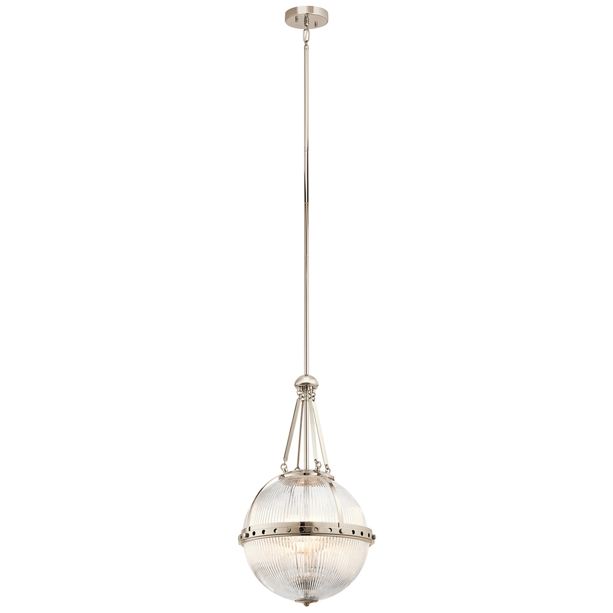Kichler Aster 3 Light Pendant - Polished Nickel