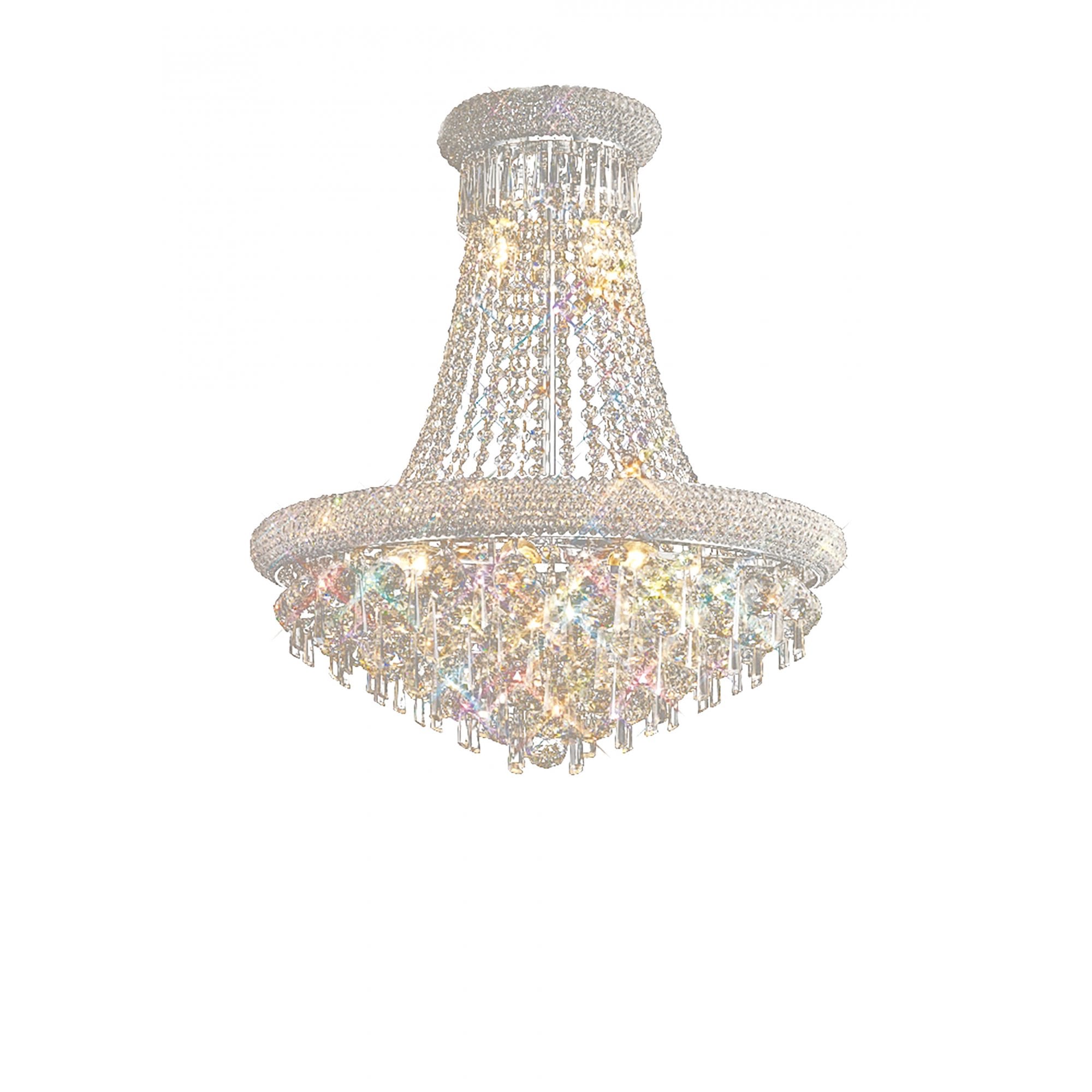 Diyas Alexandra 13 Light Pendant - Polished Chrome & Crystal