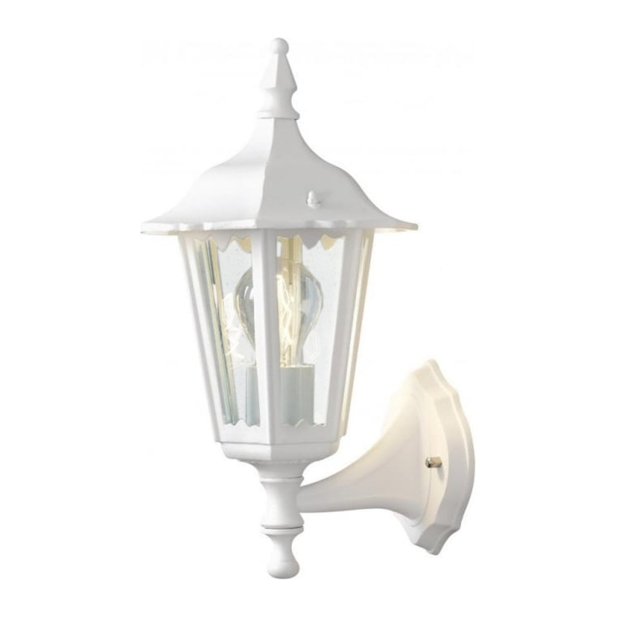 Konstsmide Firenze 36cm Up Wall Light - Matt White