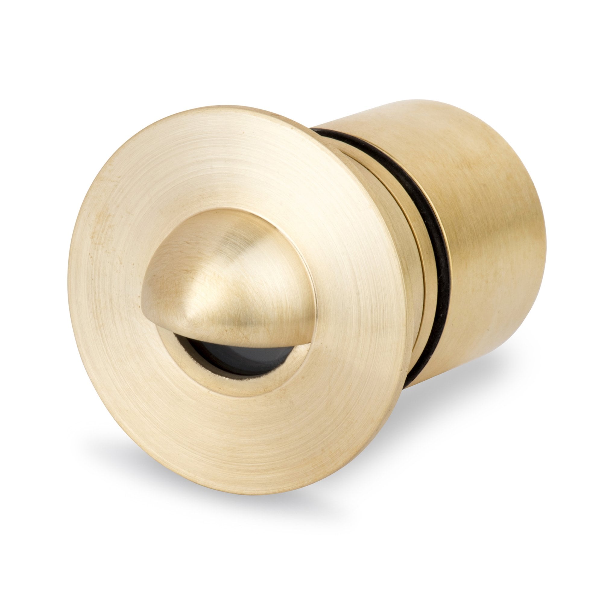 Light Visuals LV-602R Round Recessed Eyelid Step Light - Solid Brass