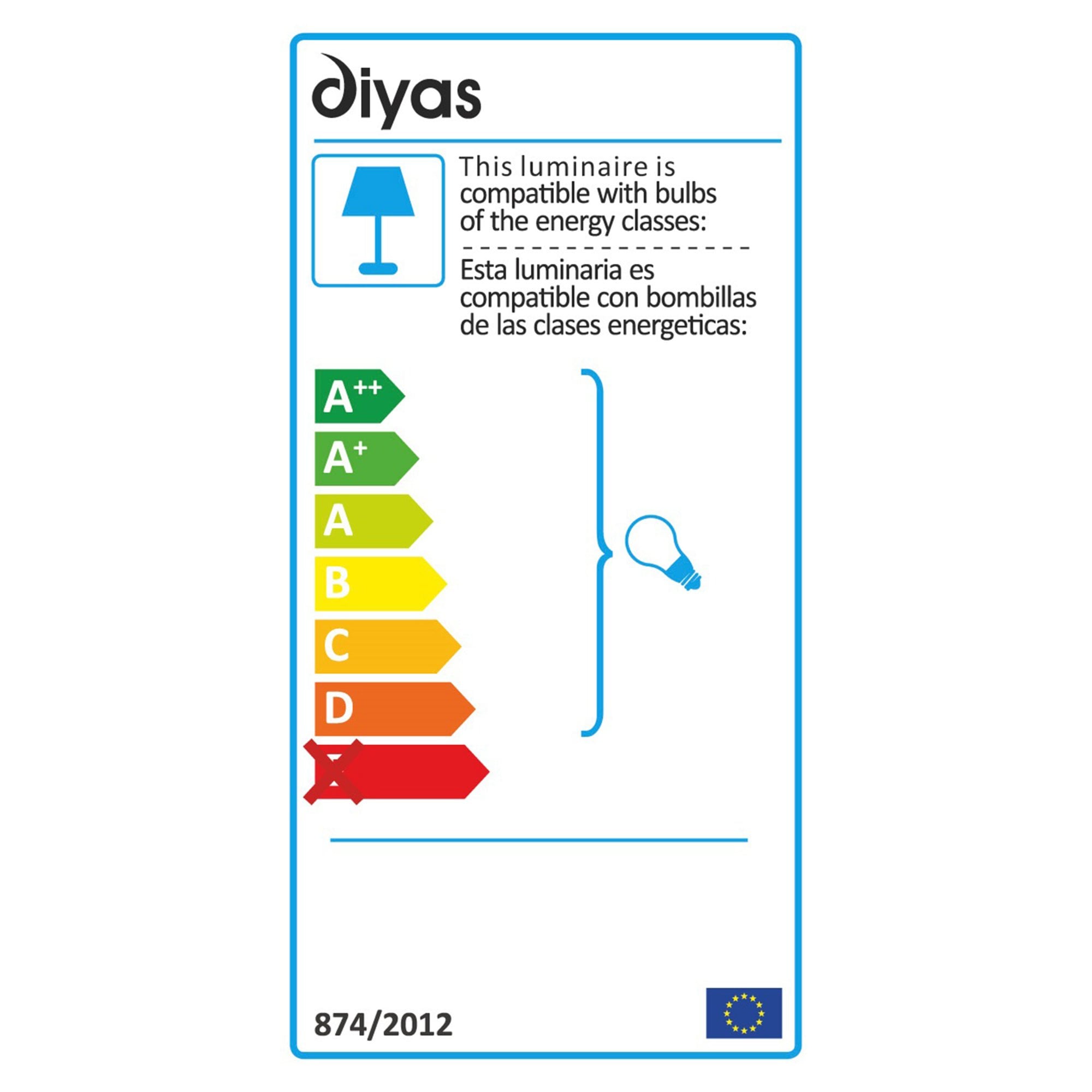 Diyas IL31031 Celsa Ceiling 4 Light Polished Chrome/Black Faux Leather/Crystal